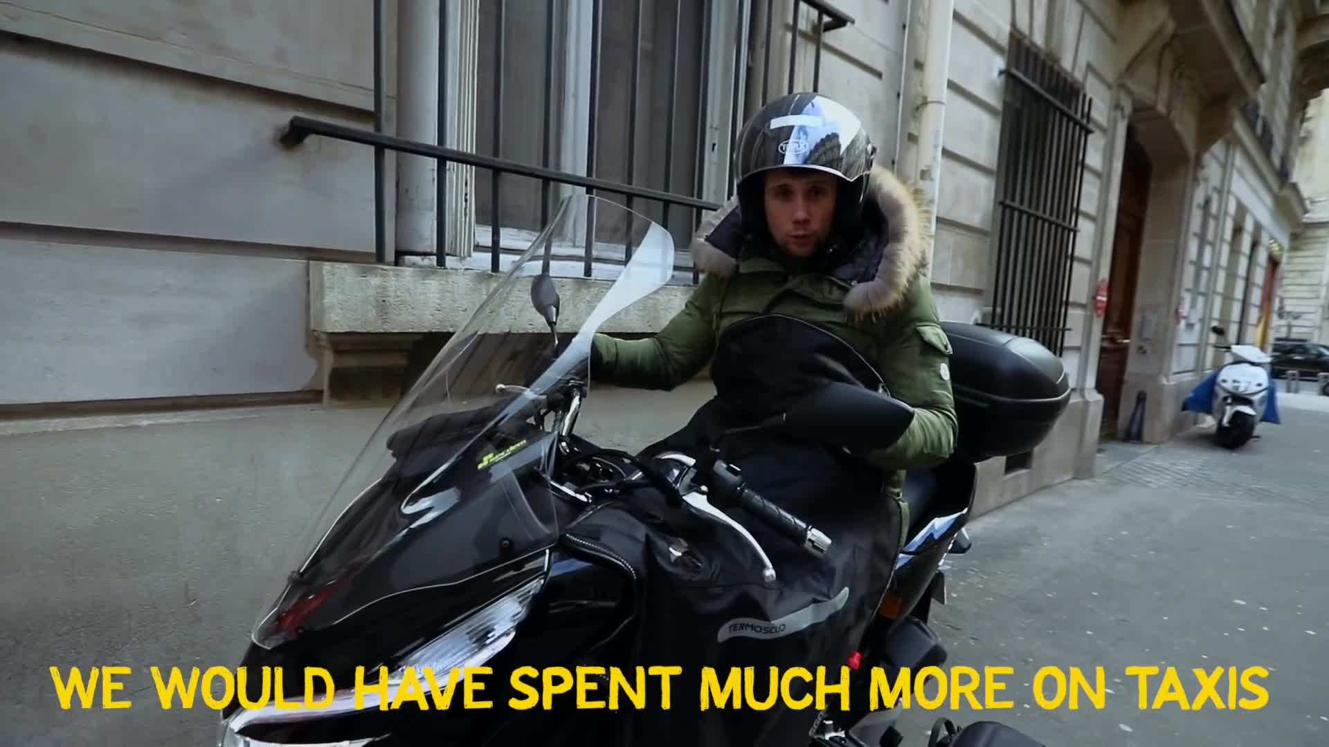 A miniature Eiffel Tower replica