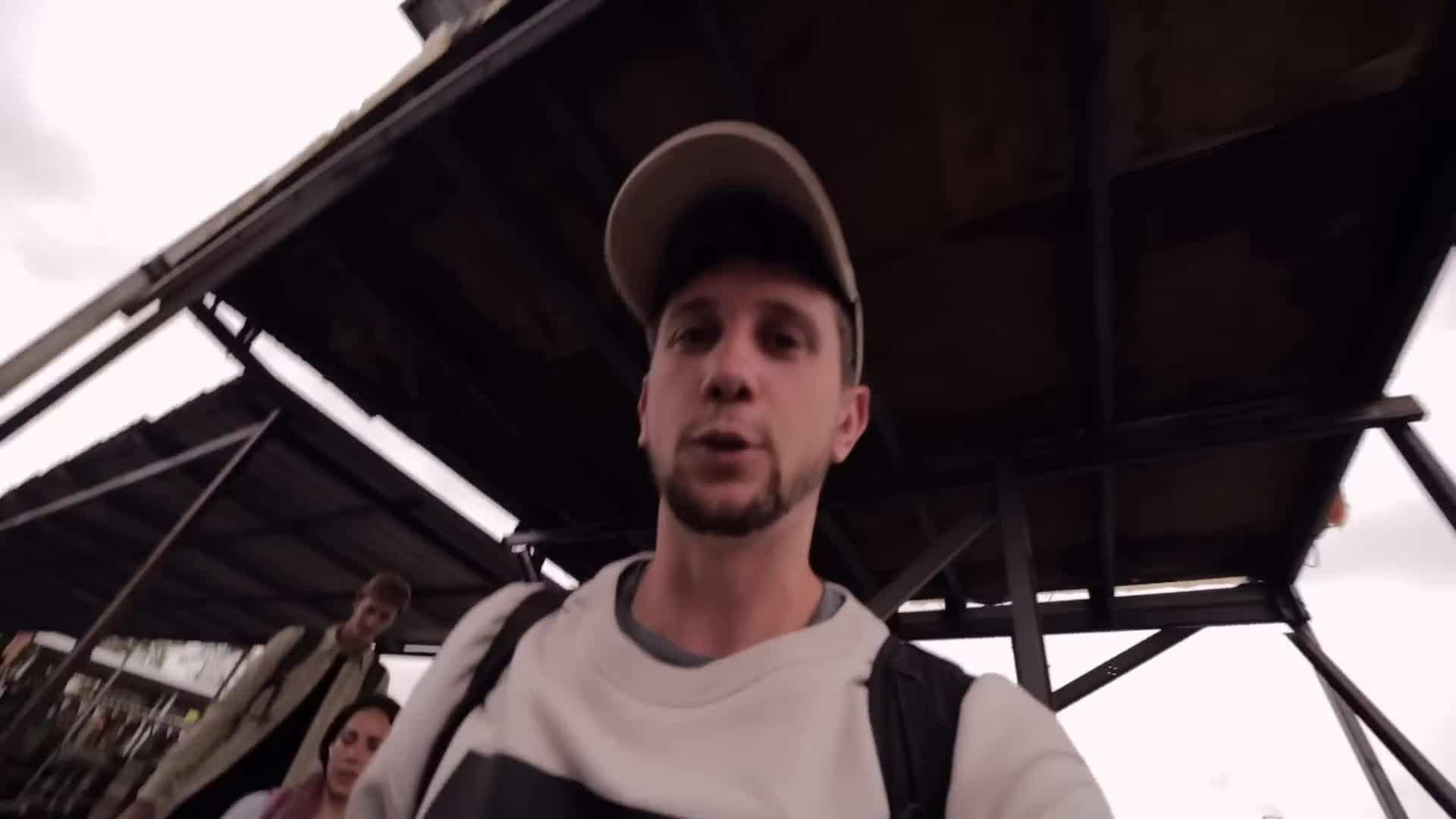 Friendly locals engaging in a conversation