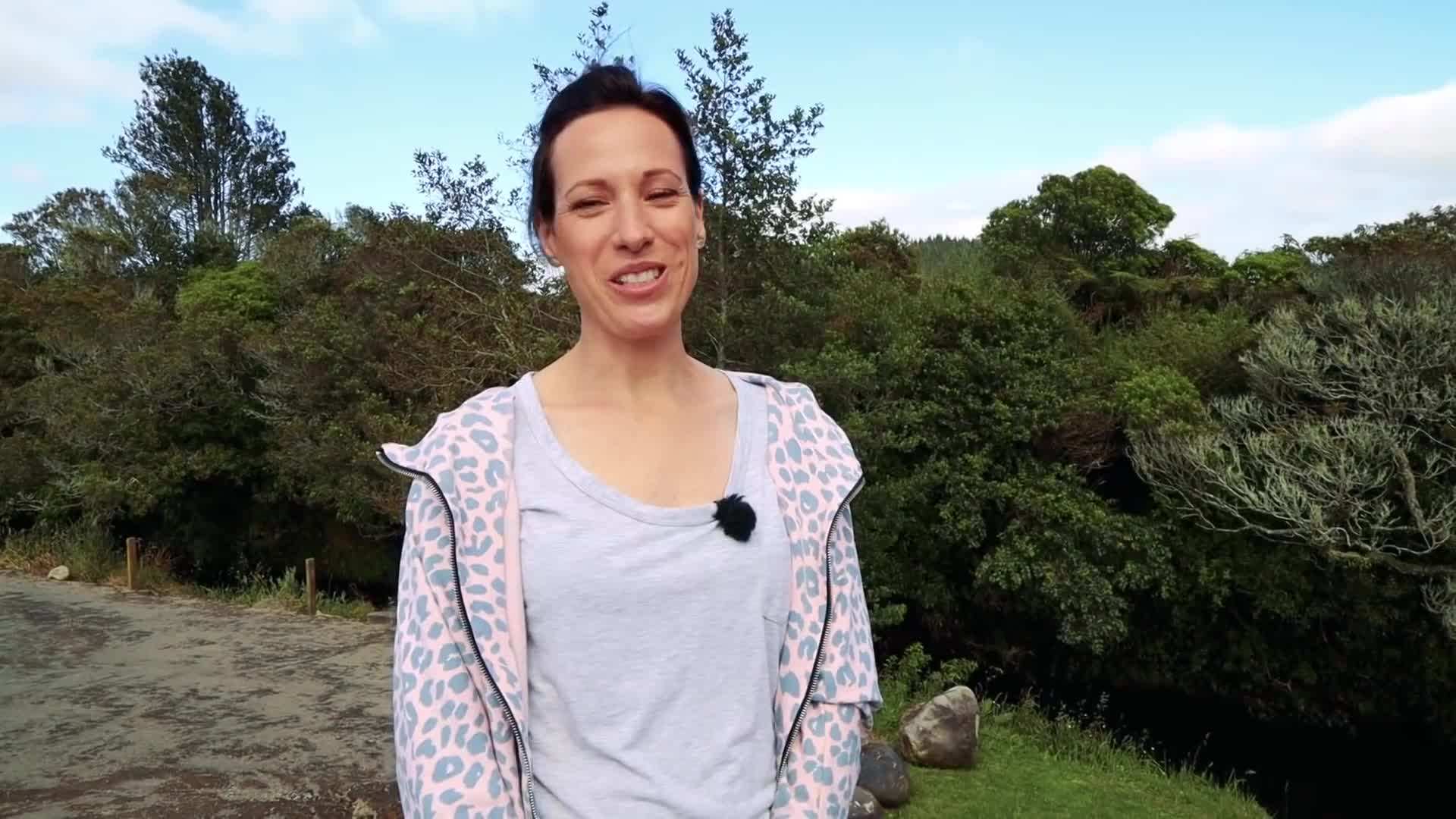 Exterior view of the luxury glamping cabins