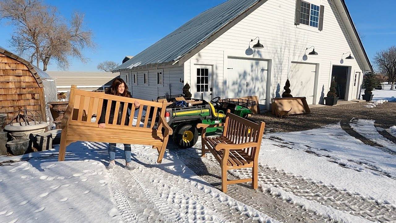 Unboxing 4 Gorgeous Teak Benches: A Garden Answer Review
