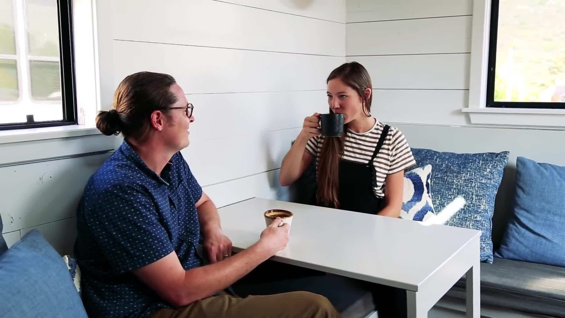 Interior view of the well-designed and organized living space