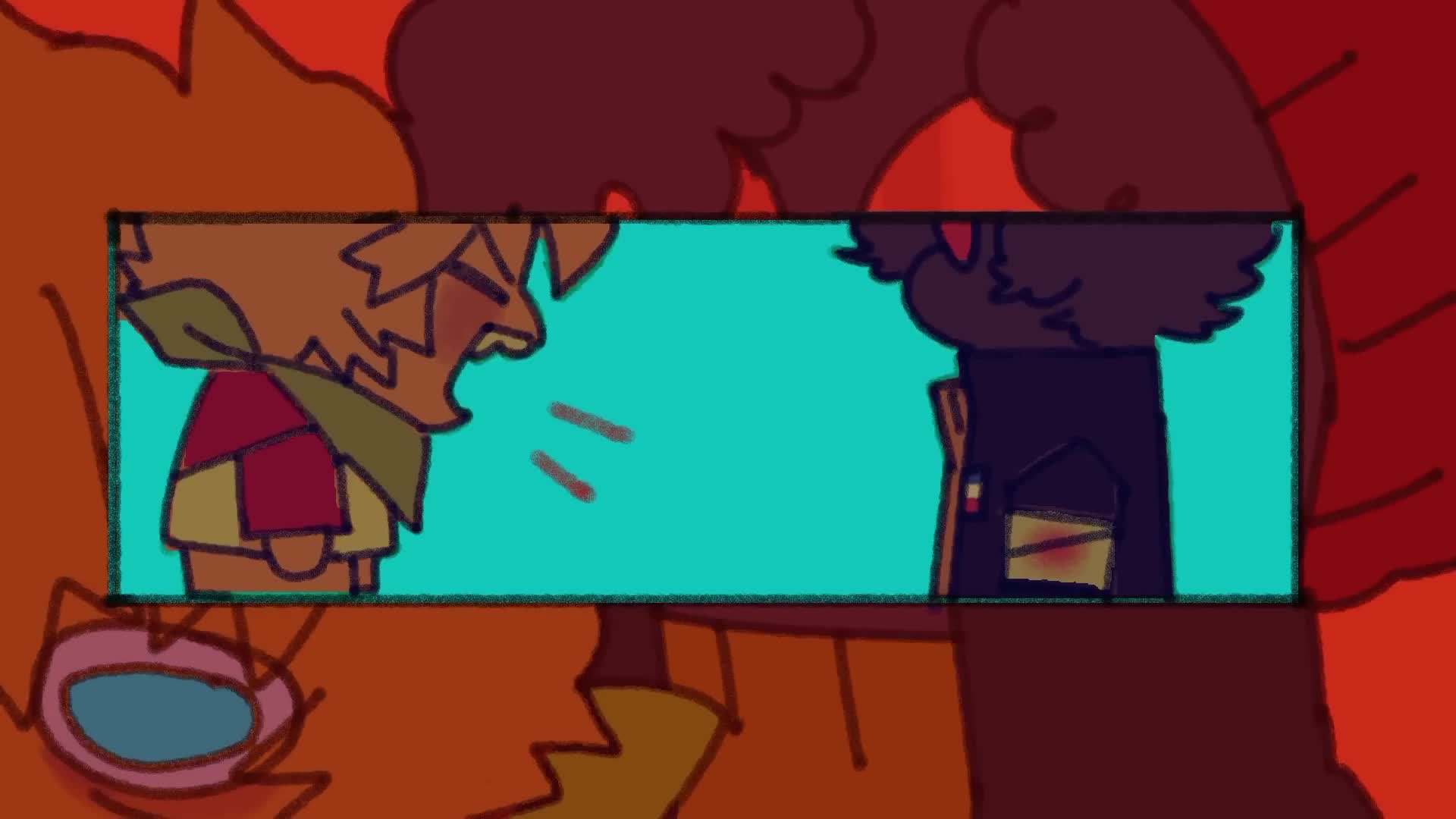 Illustration of a person setting boundaries