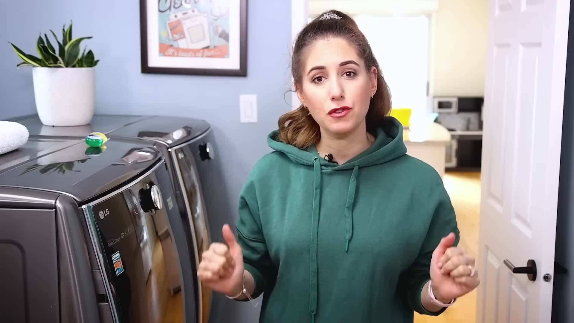 Laundry detergent pods in various colors and packaging