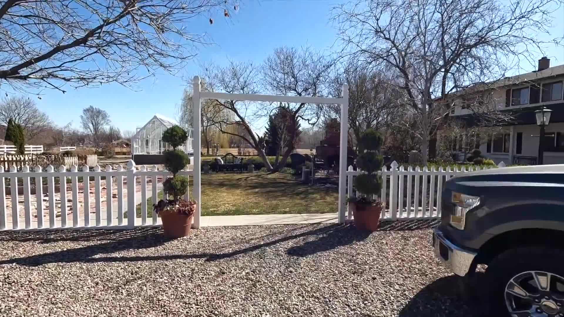 Loosening the soil and adding compost
