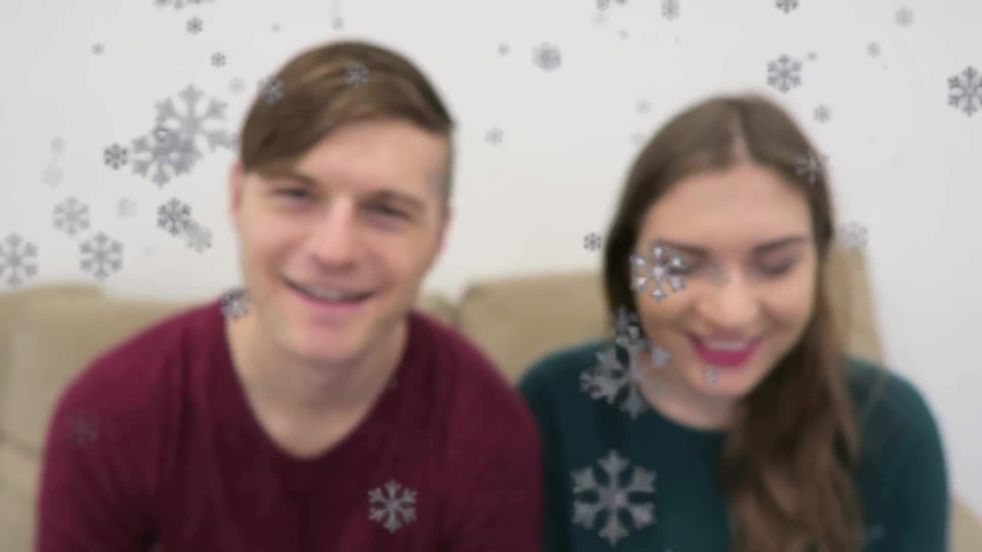 A screenshot of the 'Boldog Karácsonyt!' music post