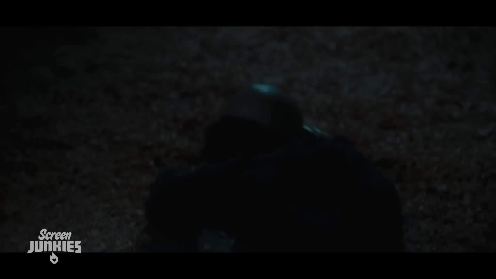 Lead actor in a suspenseful scene