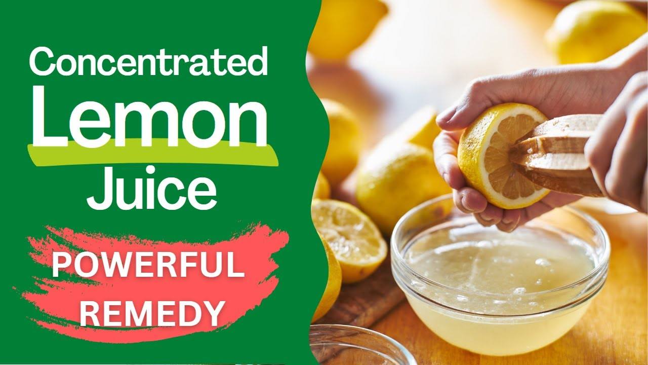 Concentrated Lemon Juice: A Powerful Natural Remedy You Need To Know