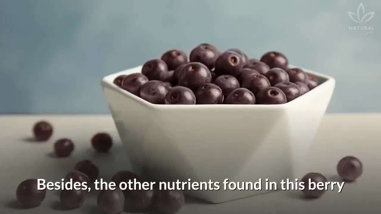 Acai smoothie being prepared