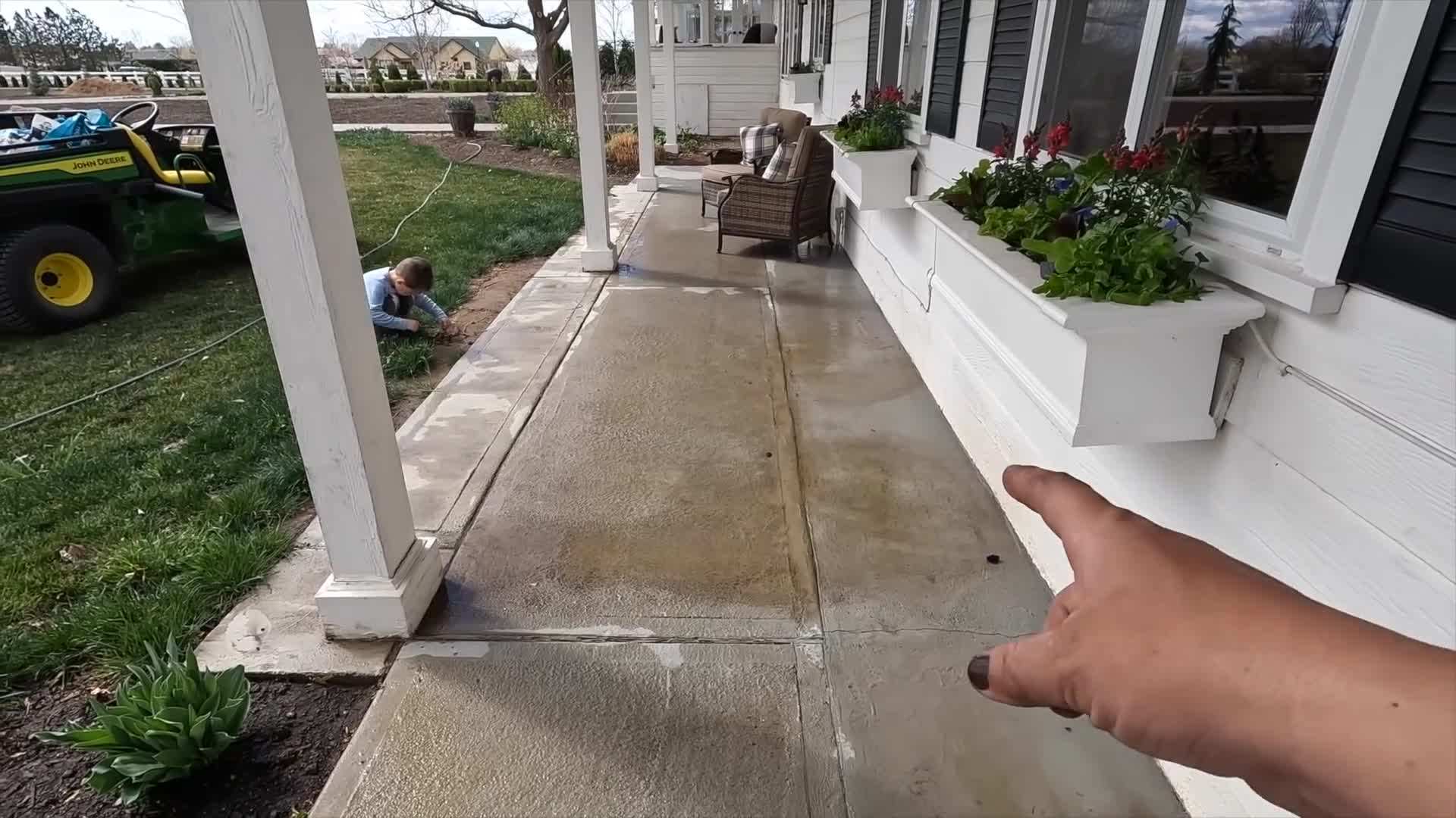 Arranging plants in the window boxes for optimal growth