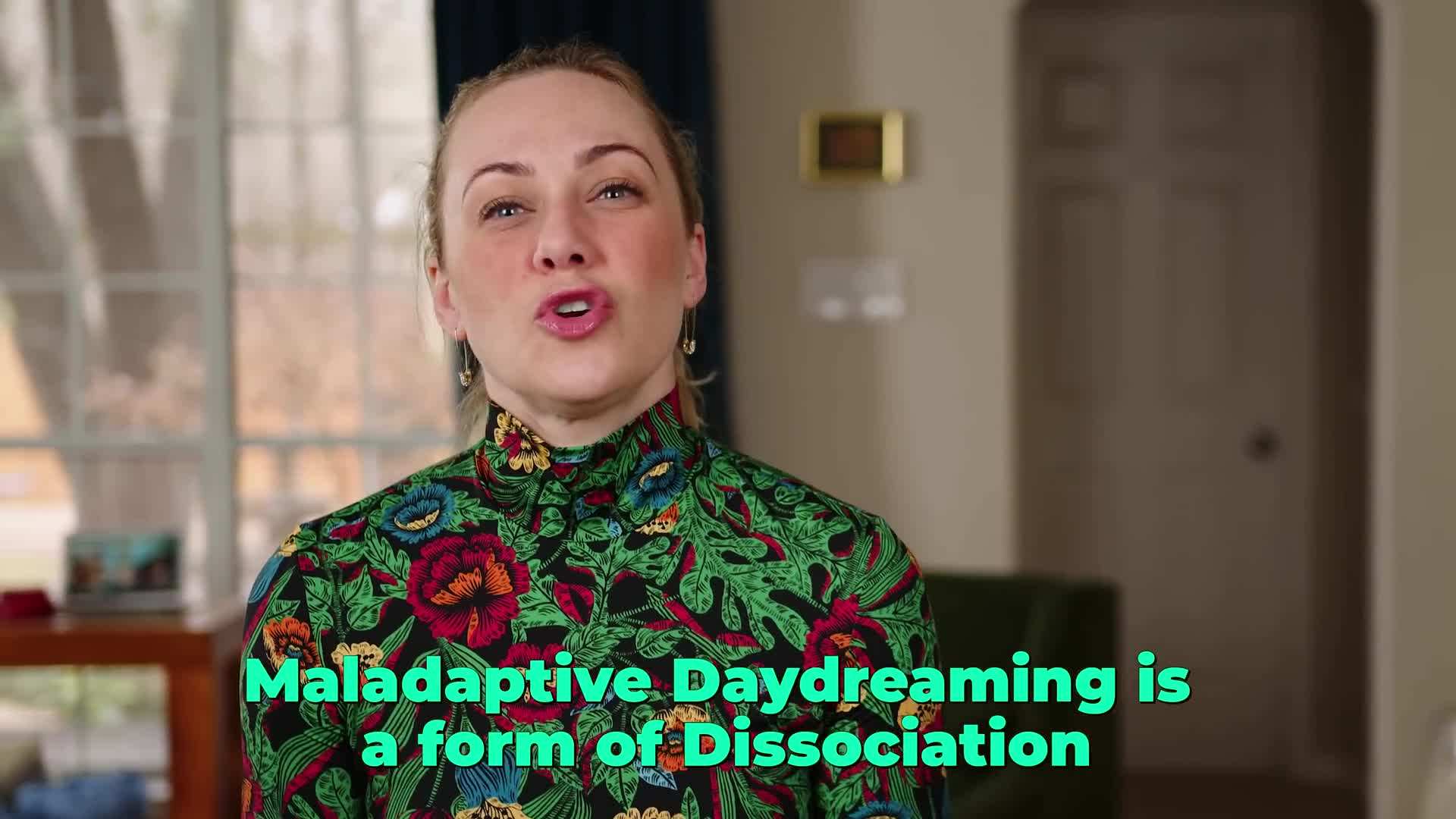 Person lost in daydreaming