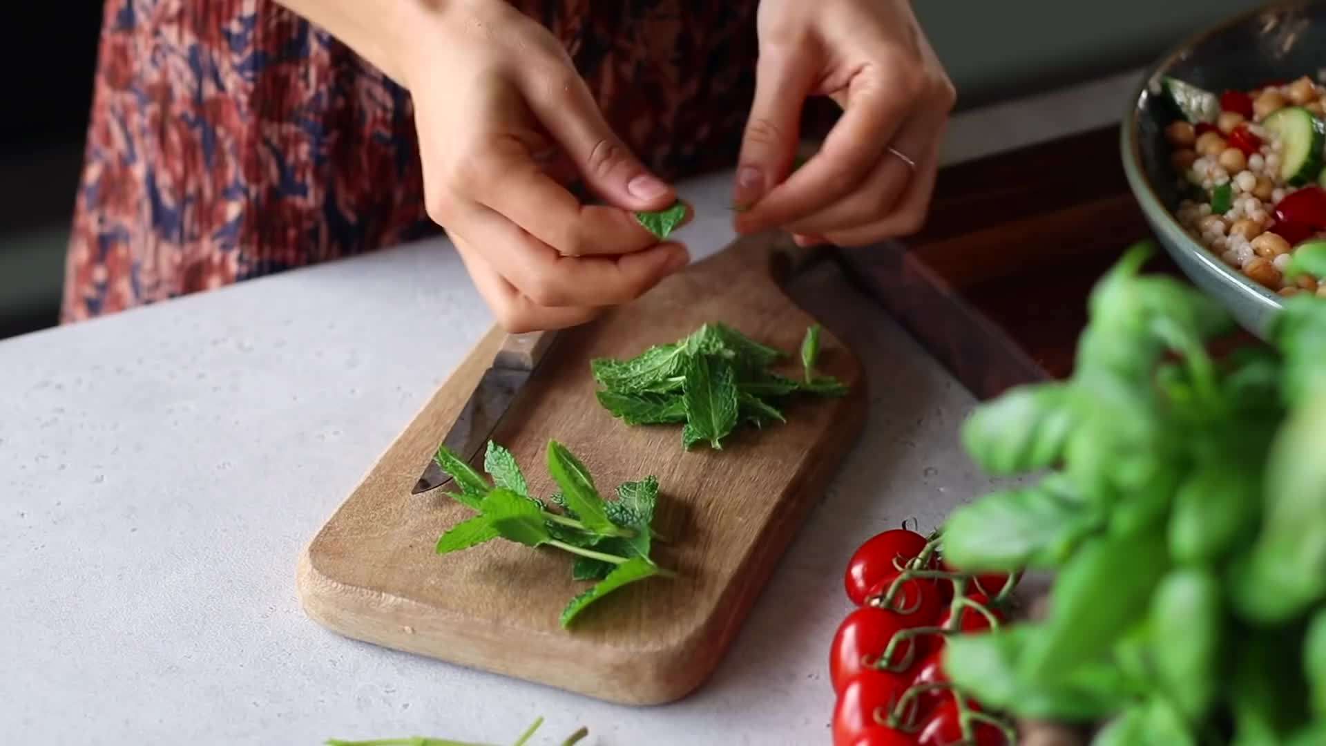 Colorful vegetables and leafy greens