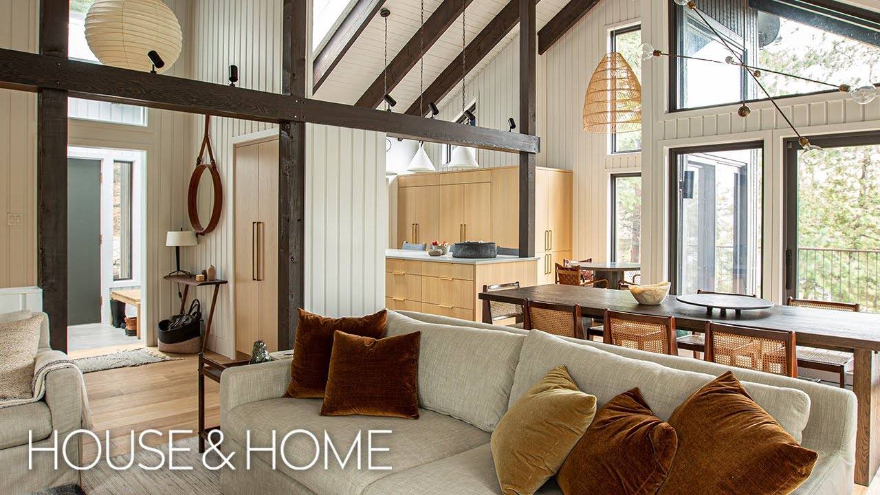 Cottage Makeover: 60s-Inspired Lakefront Cottage In Quebec