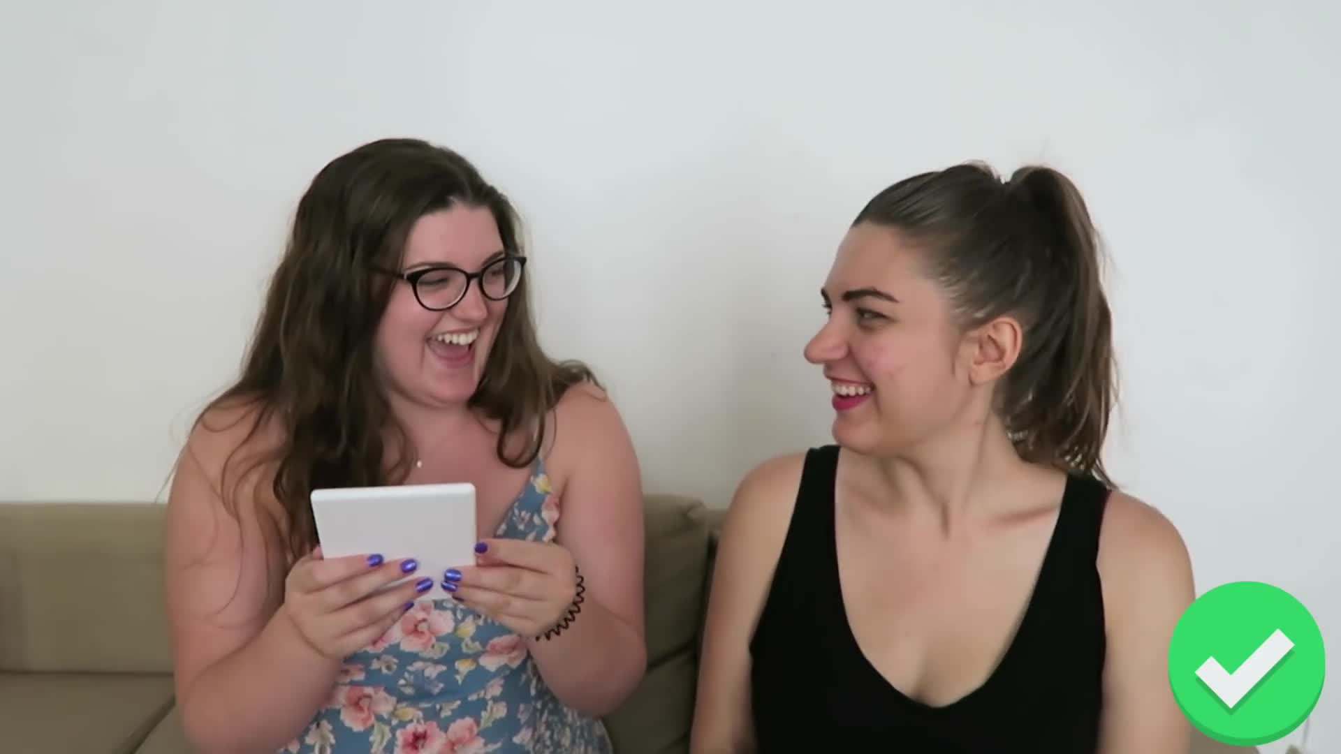 Screenshot of us attempting a British accent