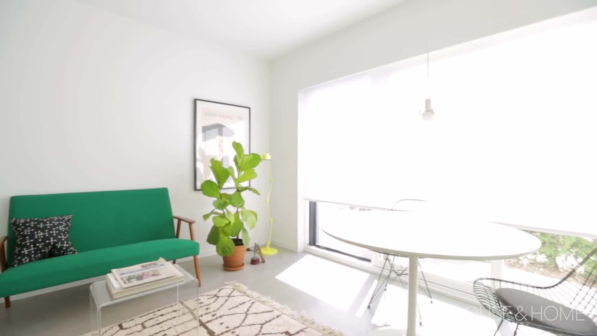 The old garage before the transformation