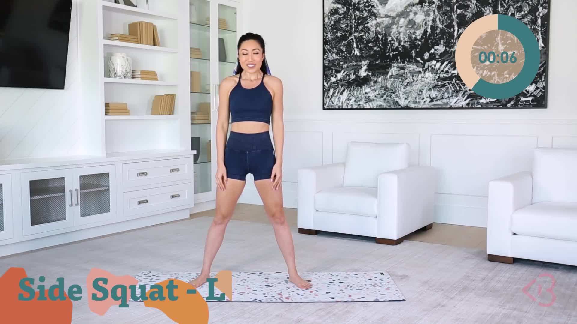 Before and after photos of individuals who have done inner thigh workouts