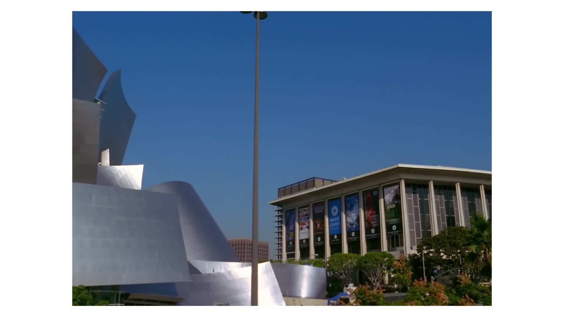 The grand foyer of the Walt Disney Concert Hall