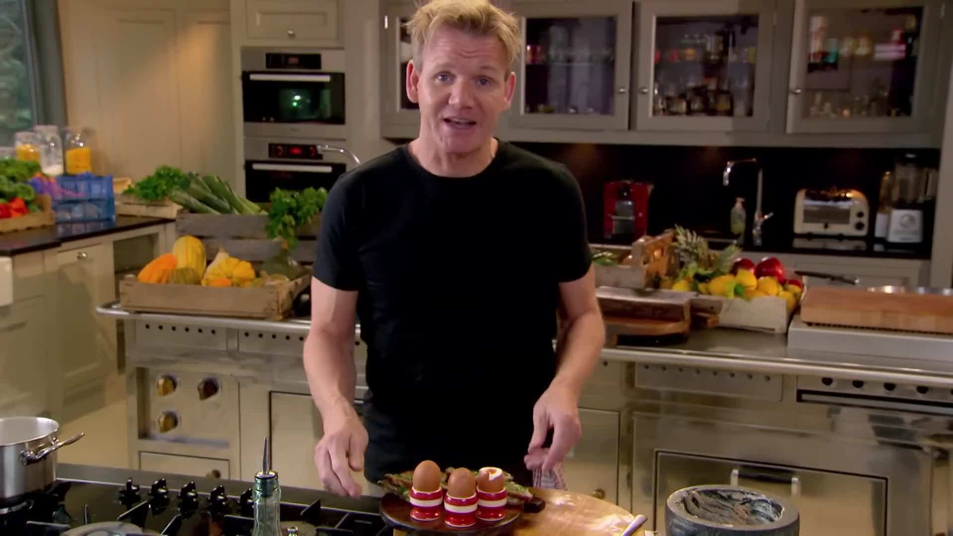 A close-up of perfectly poached eggs