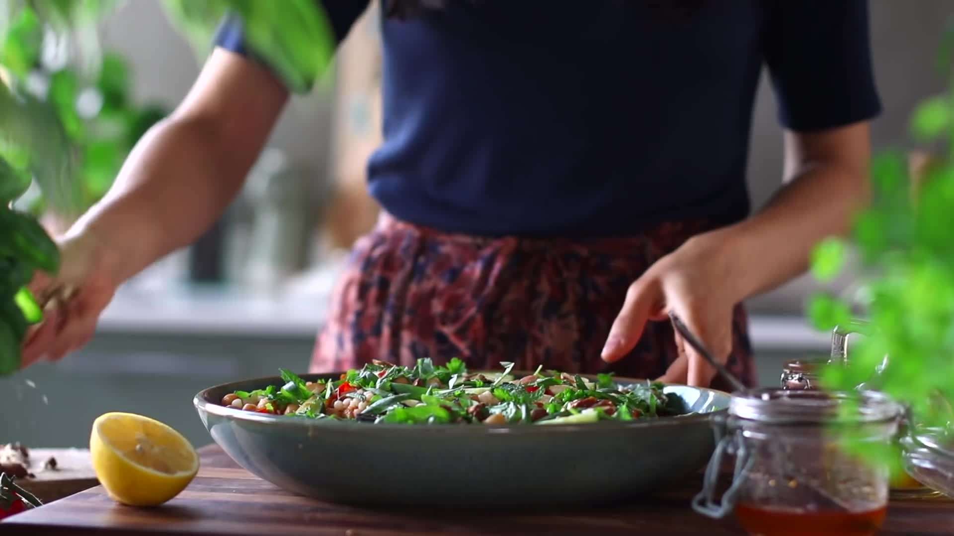 Variety of homemade salad dressings