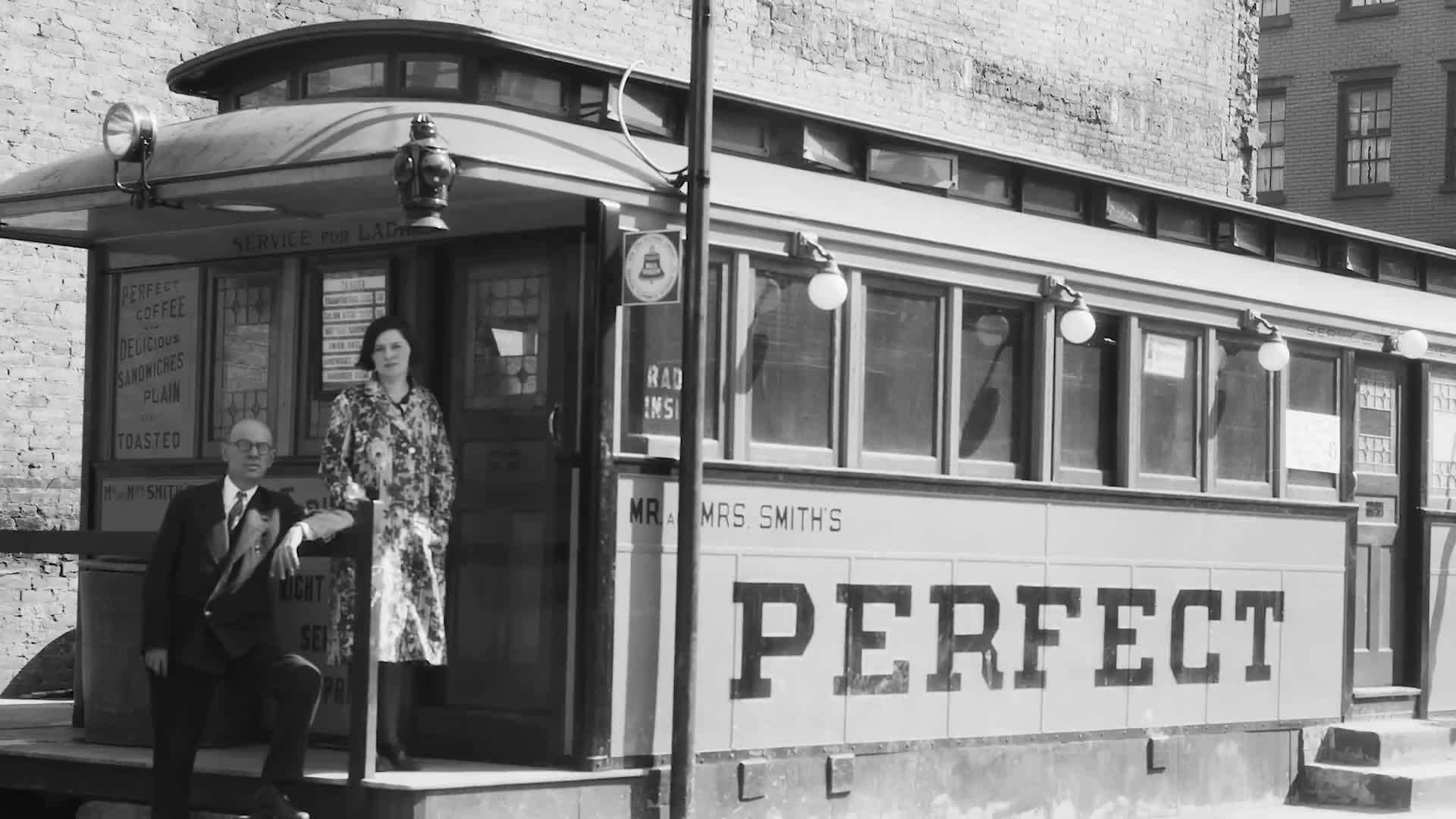 Exterior of an iconic American diner