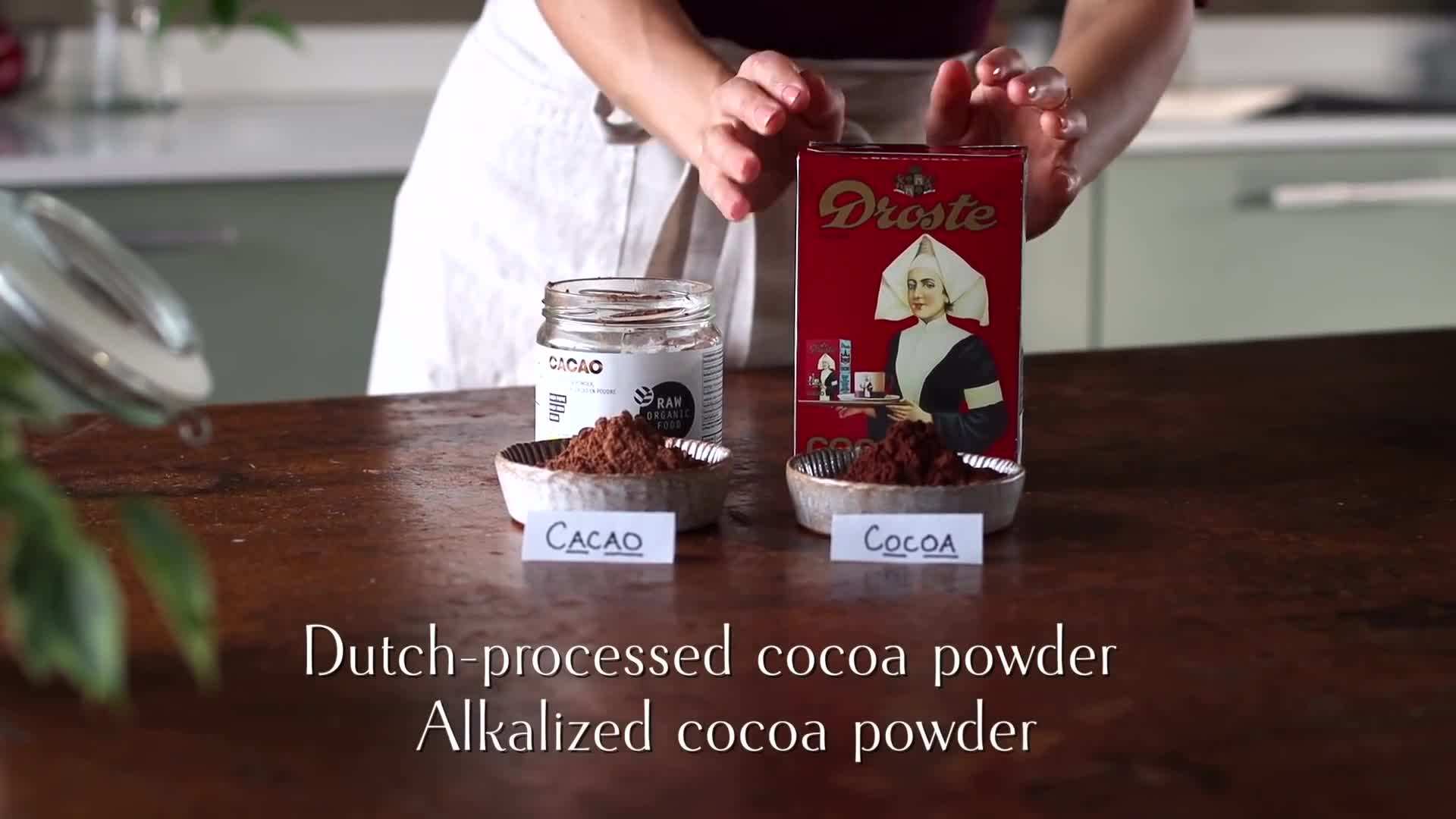 Preparing the cake batter