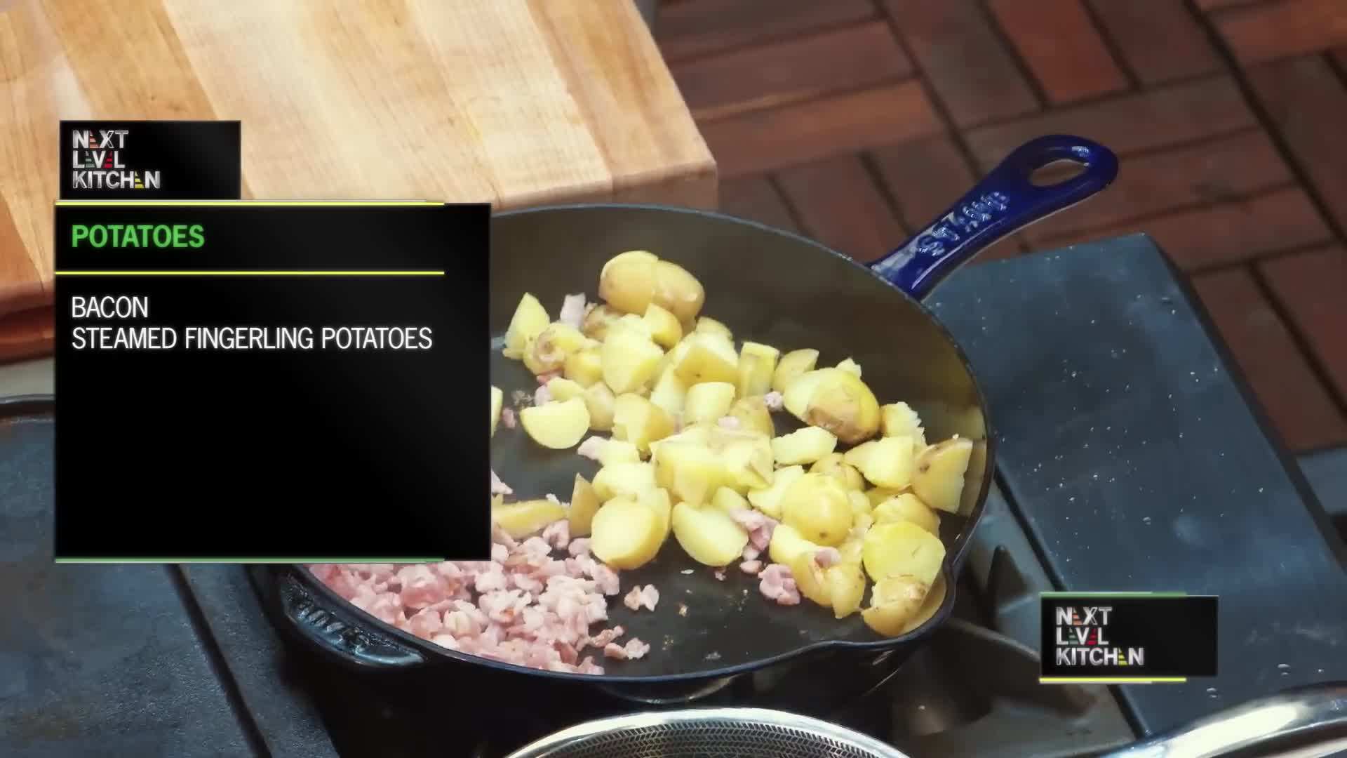 The final plated dish showcasing the beautiful layers of flavors