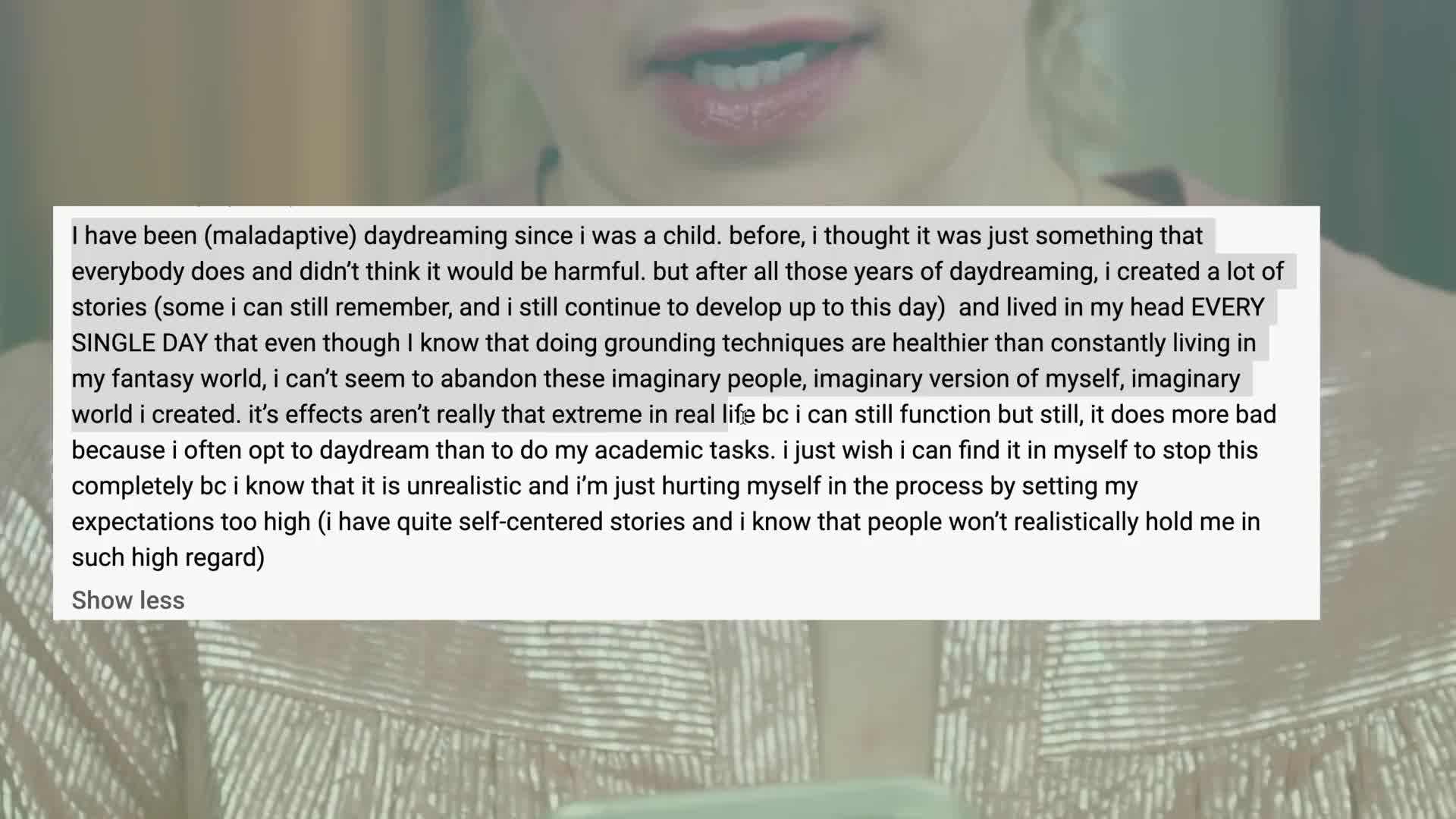 Illustration of a person feeling detached from their body