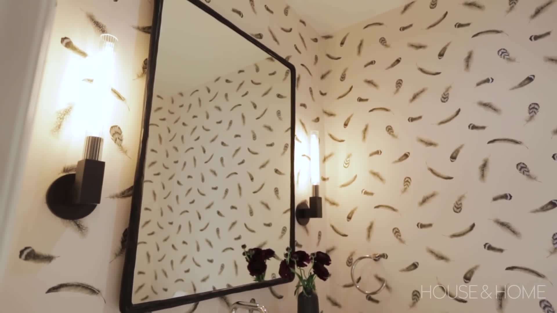 Vibrant Artwork and Unique Light Fixtures