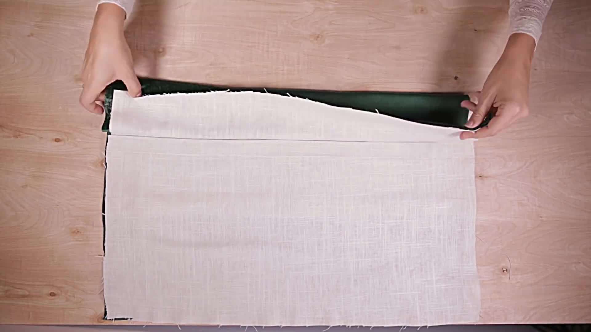 Example of a minimalist throw pillow