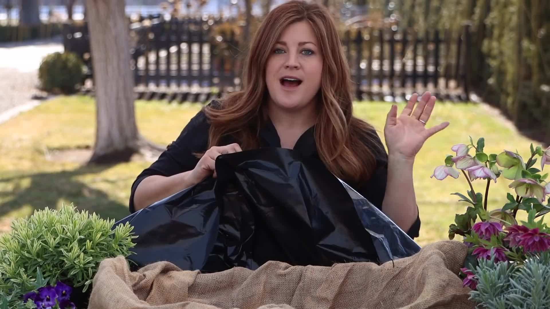 Examples of wicker hanging baskets