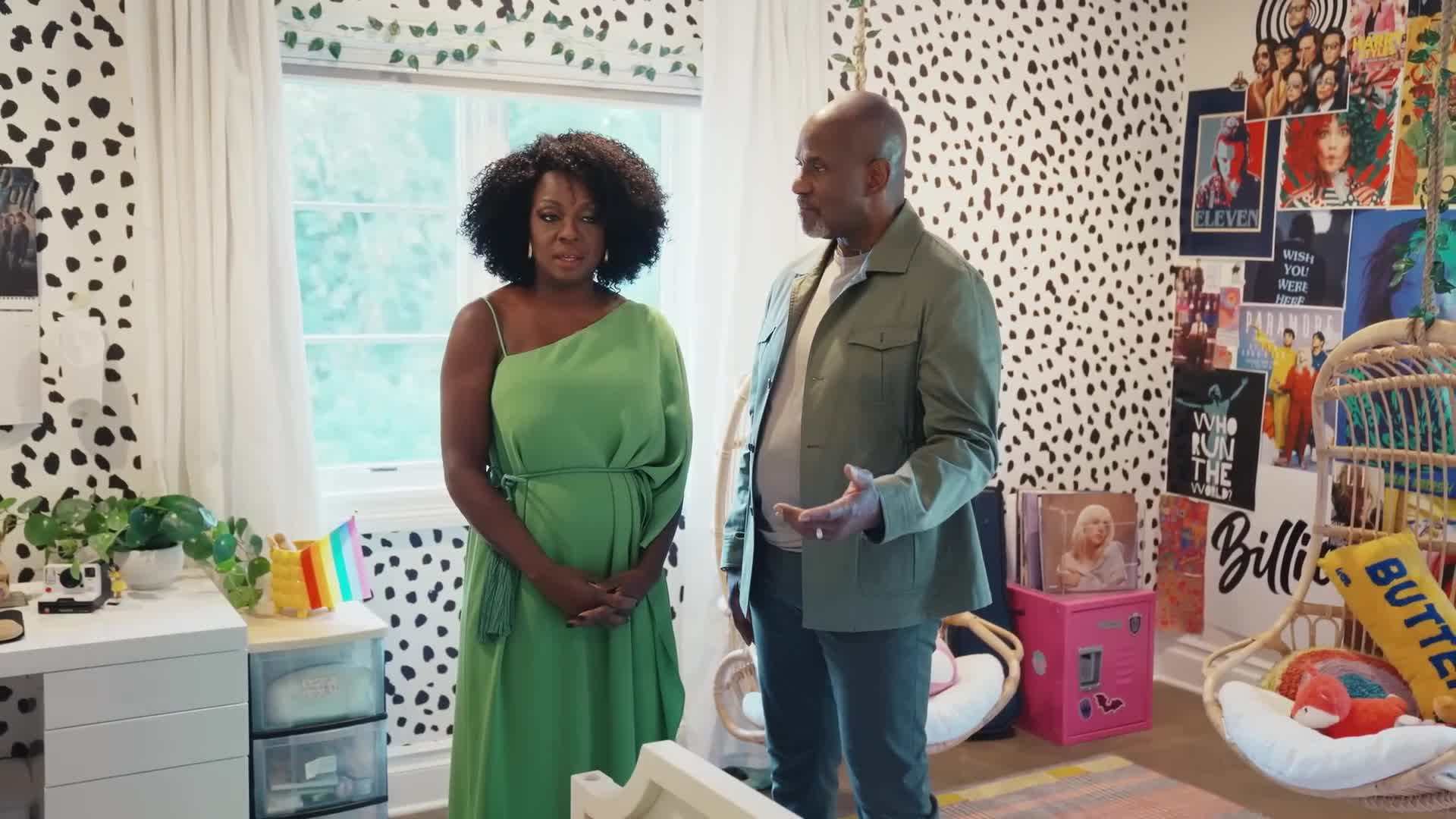 Serene bedroom with natural elements