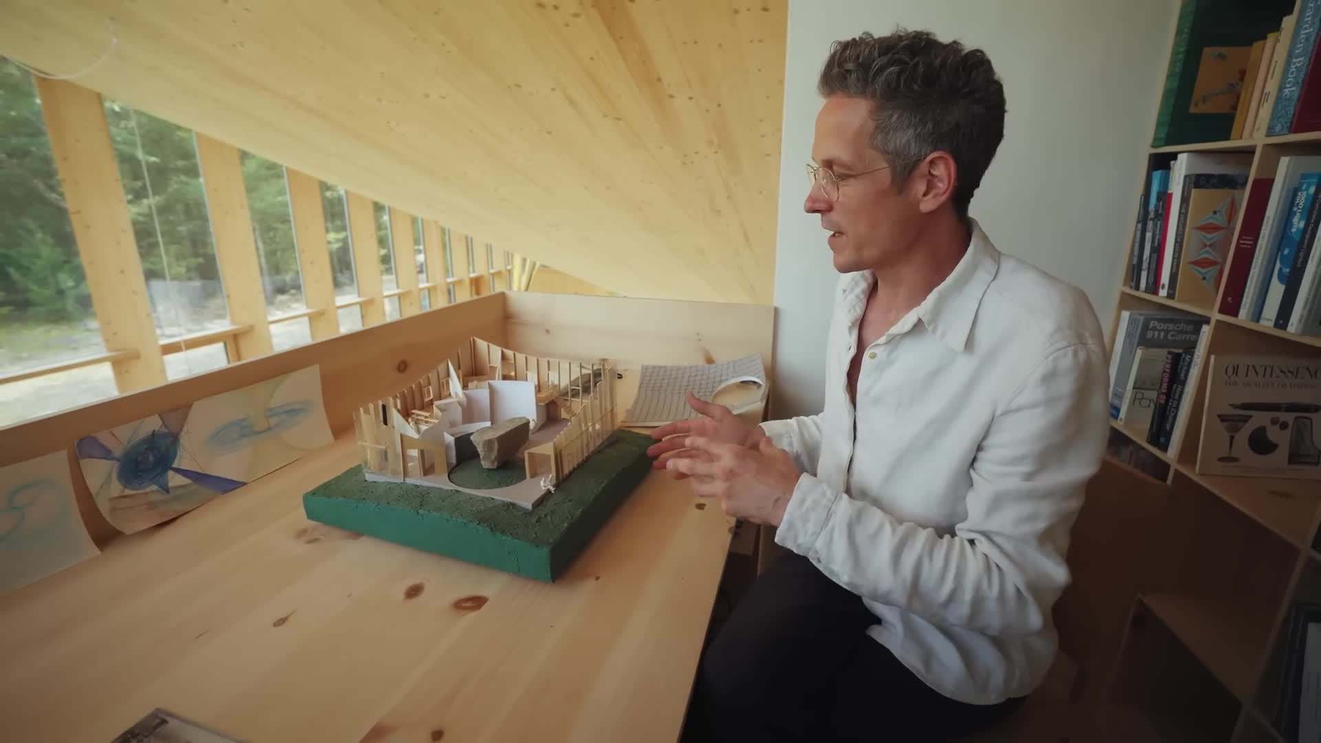 Minimalist interior design of the Rock'n'House