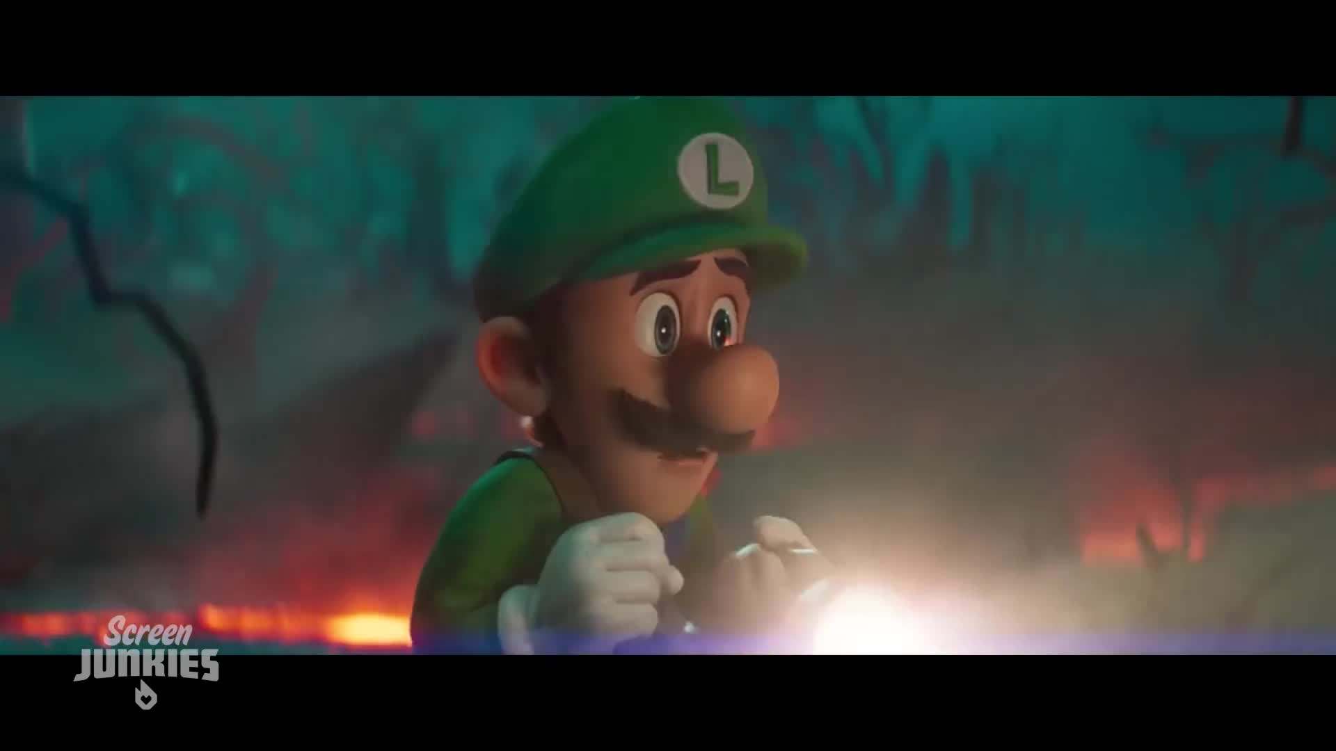 The Mushroom Kingdom in the Super Mario Bros. Movie