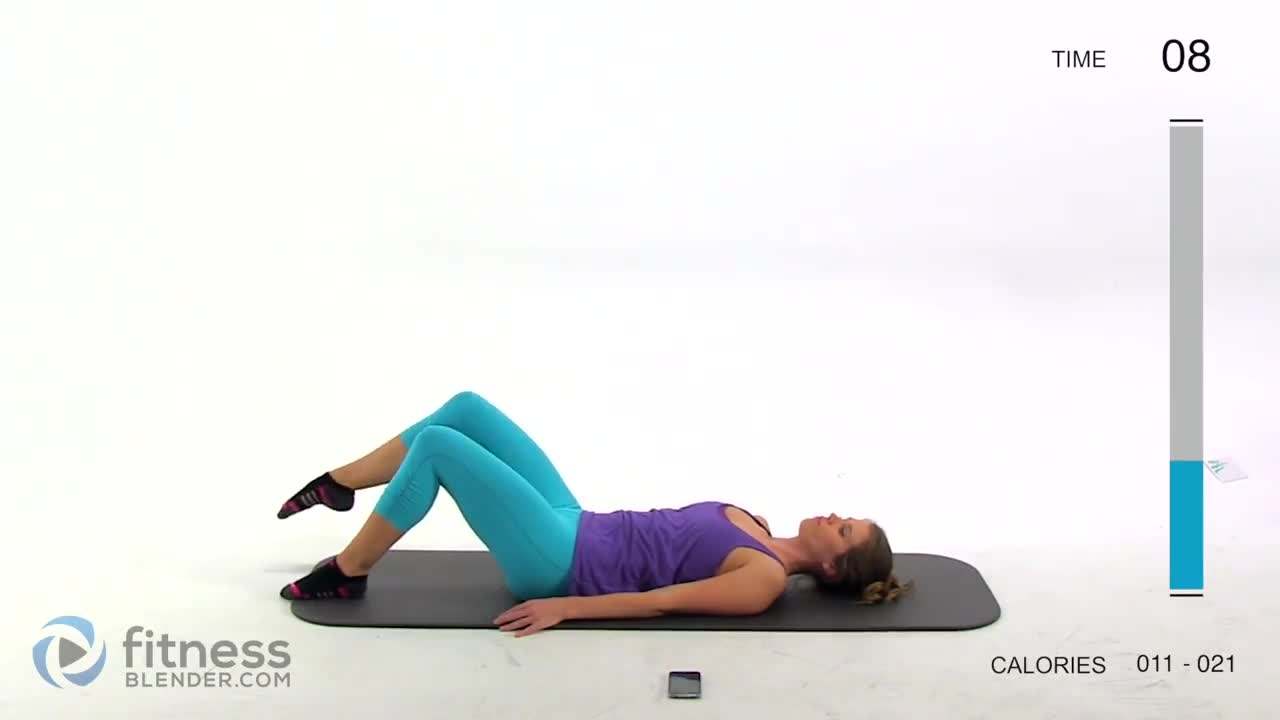 A visual representation of proper form during a core exercise