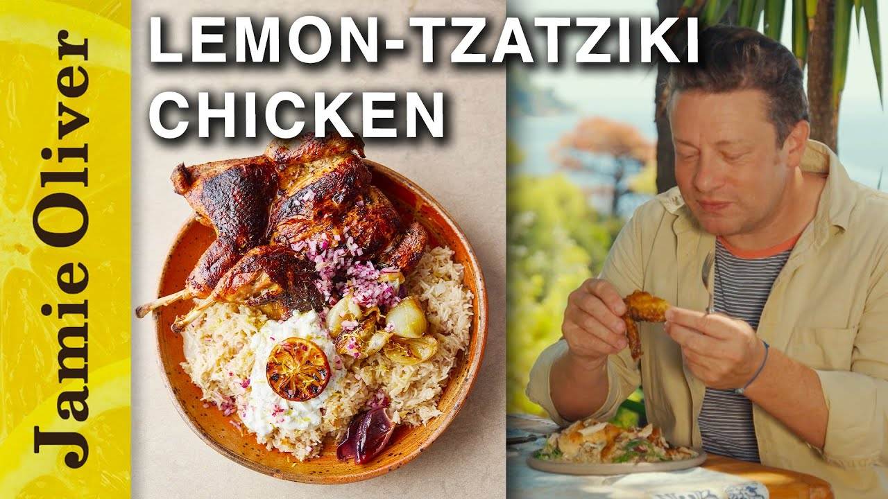 Lemon-tzatziki Chicken: A Delicious Mediterranean Dish | Jamie Oliver