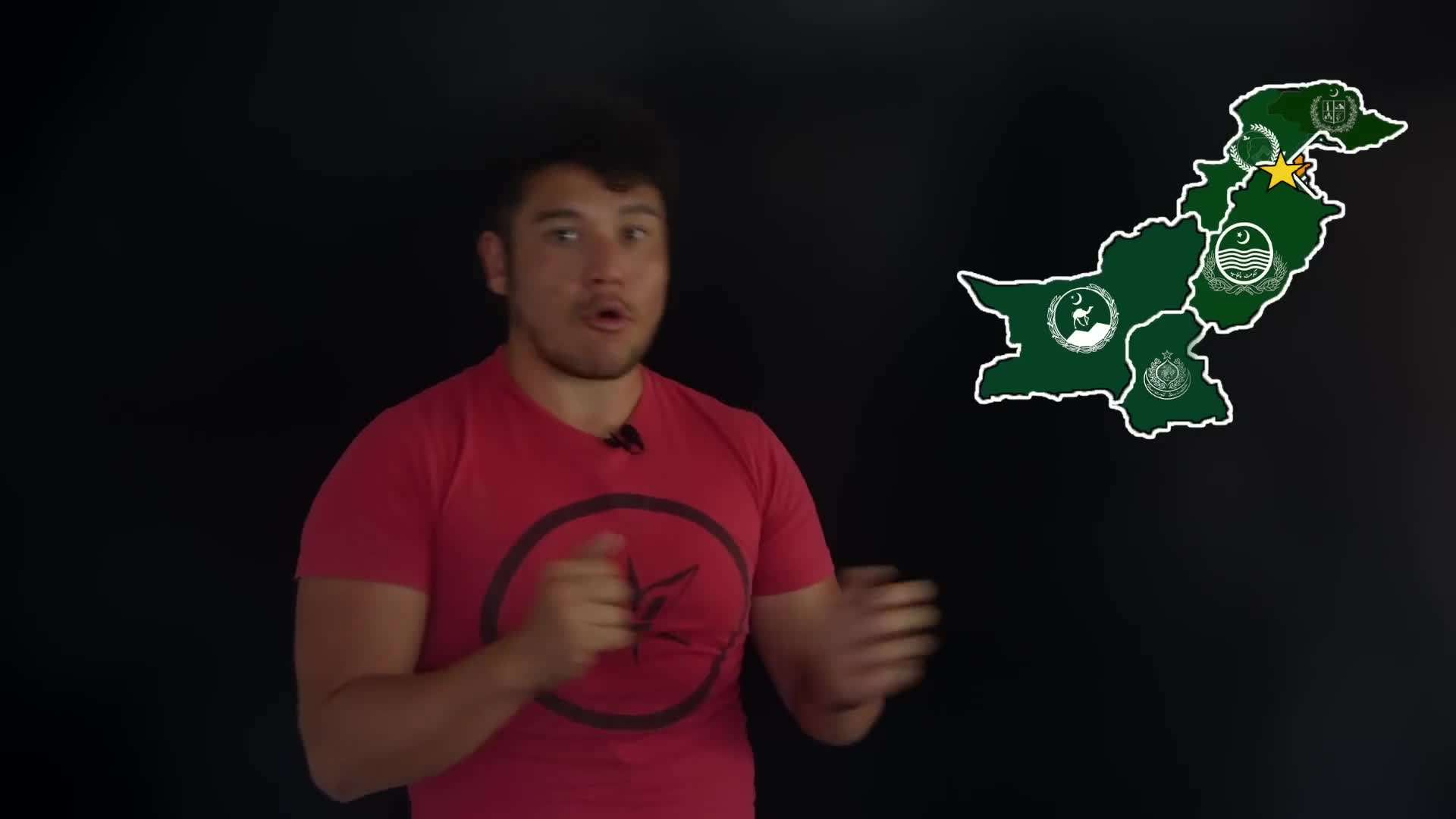 Map of Pakistan with Provinces and Territories