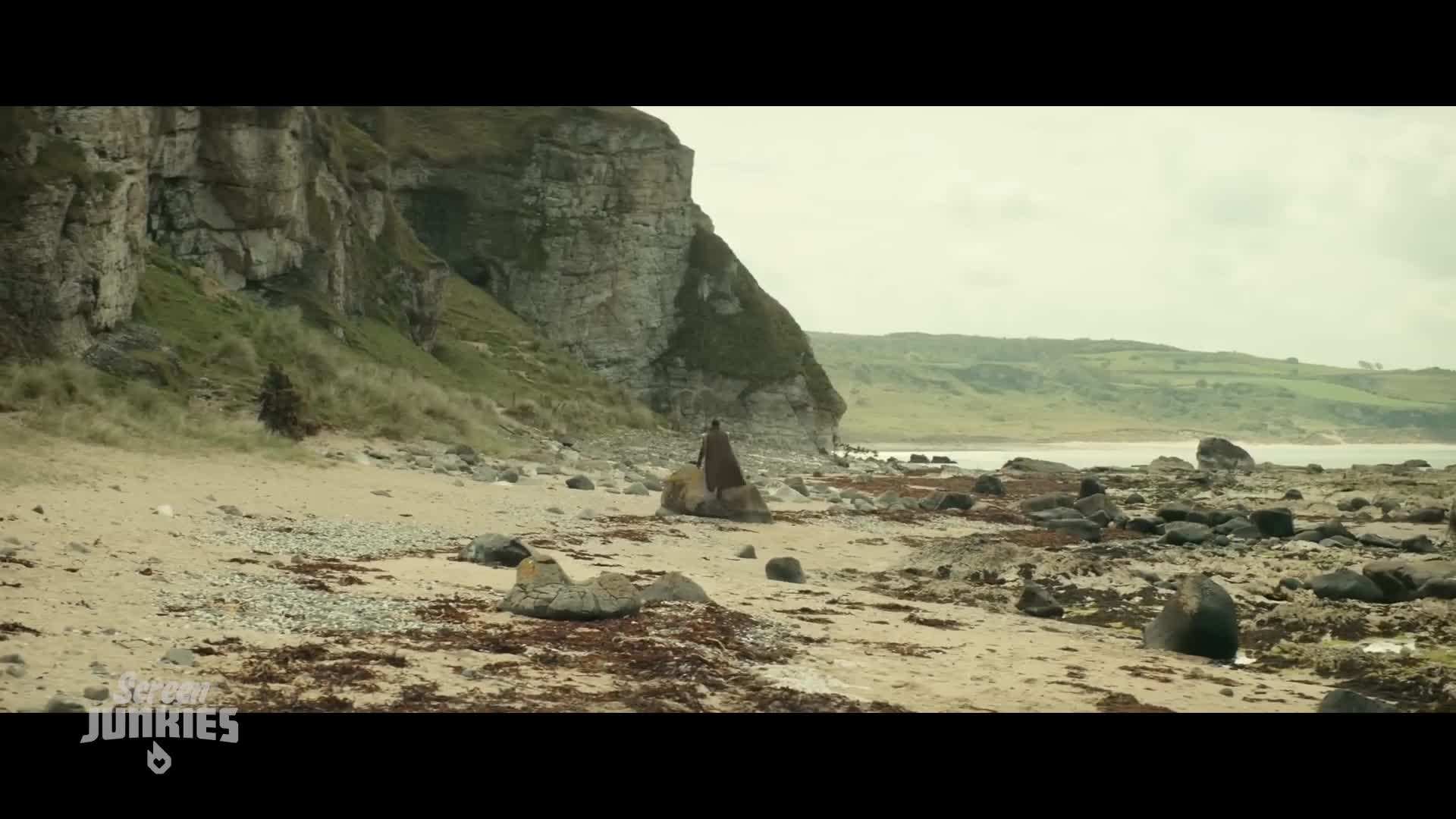 Epic battle scene with characters engaging in witty banter