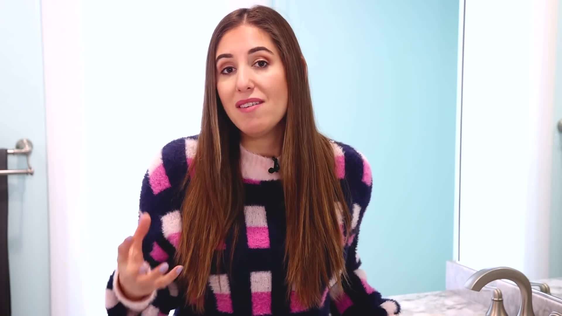 Bathroom sink after thorough cleaning