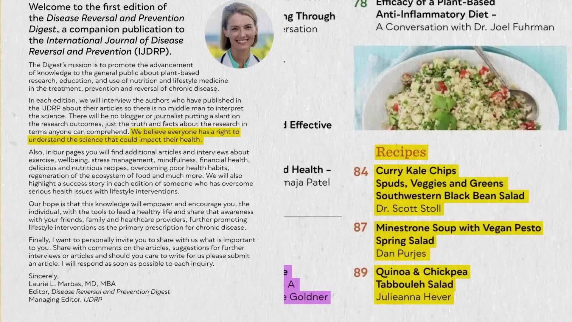 Image of a colorful plate filled with a variety of plant-based foods