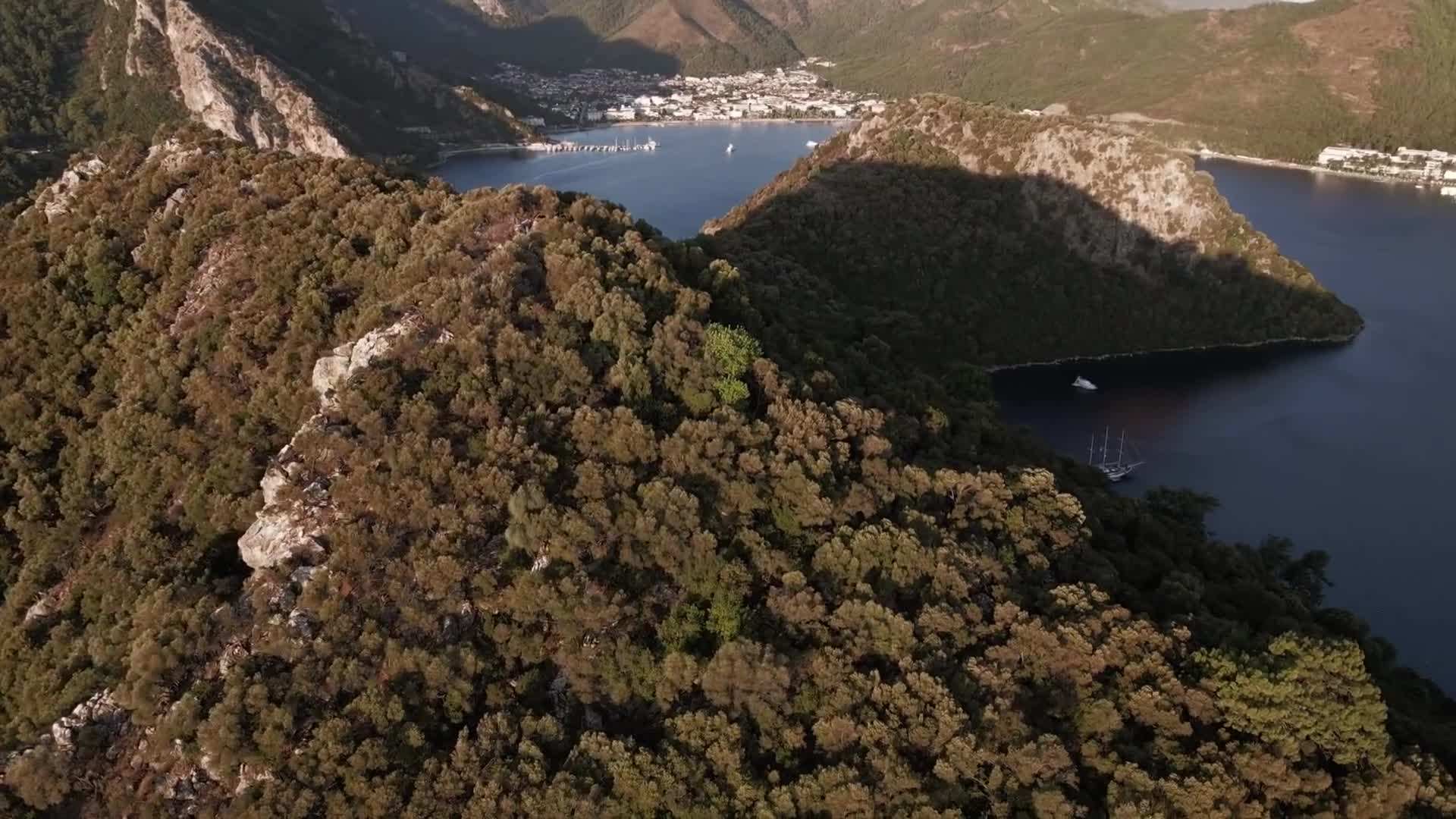 Breathtaking sunset views from the deck of the yacht
