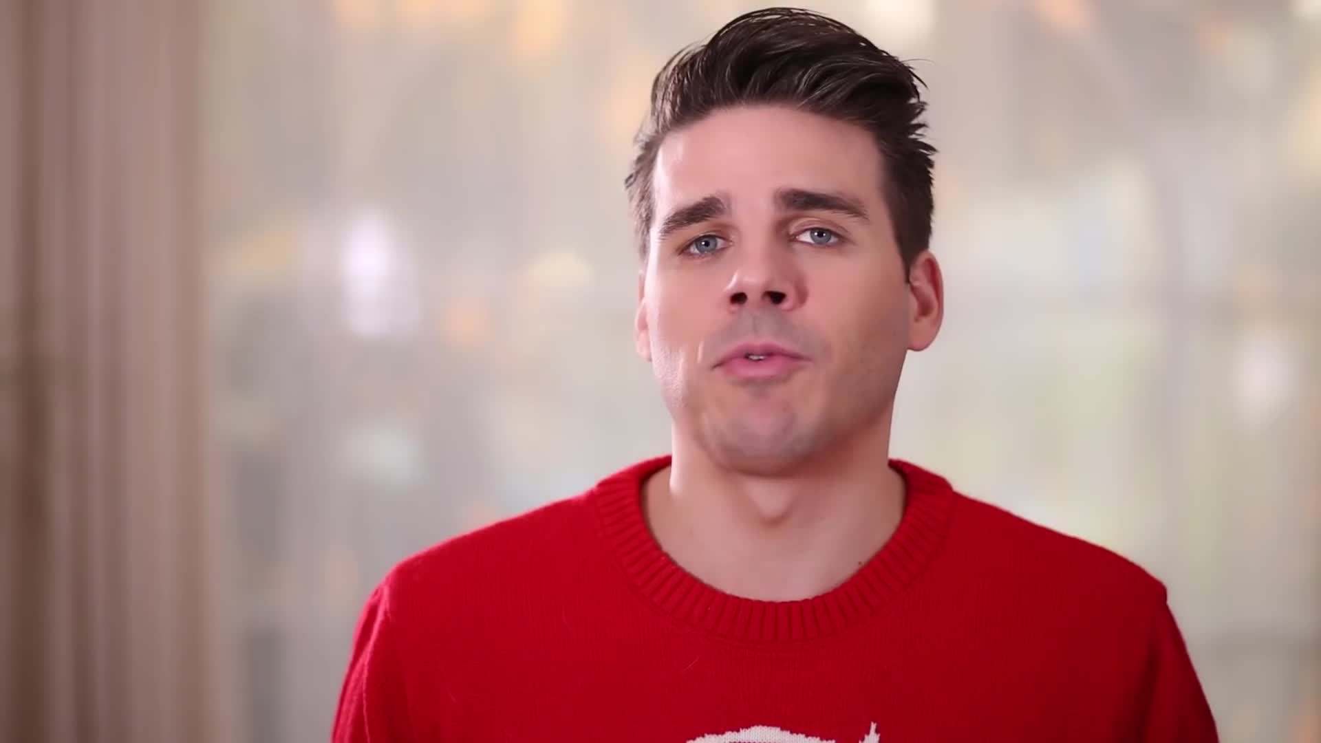 Before-and-after shot of the living room renovation