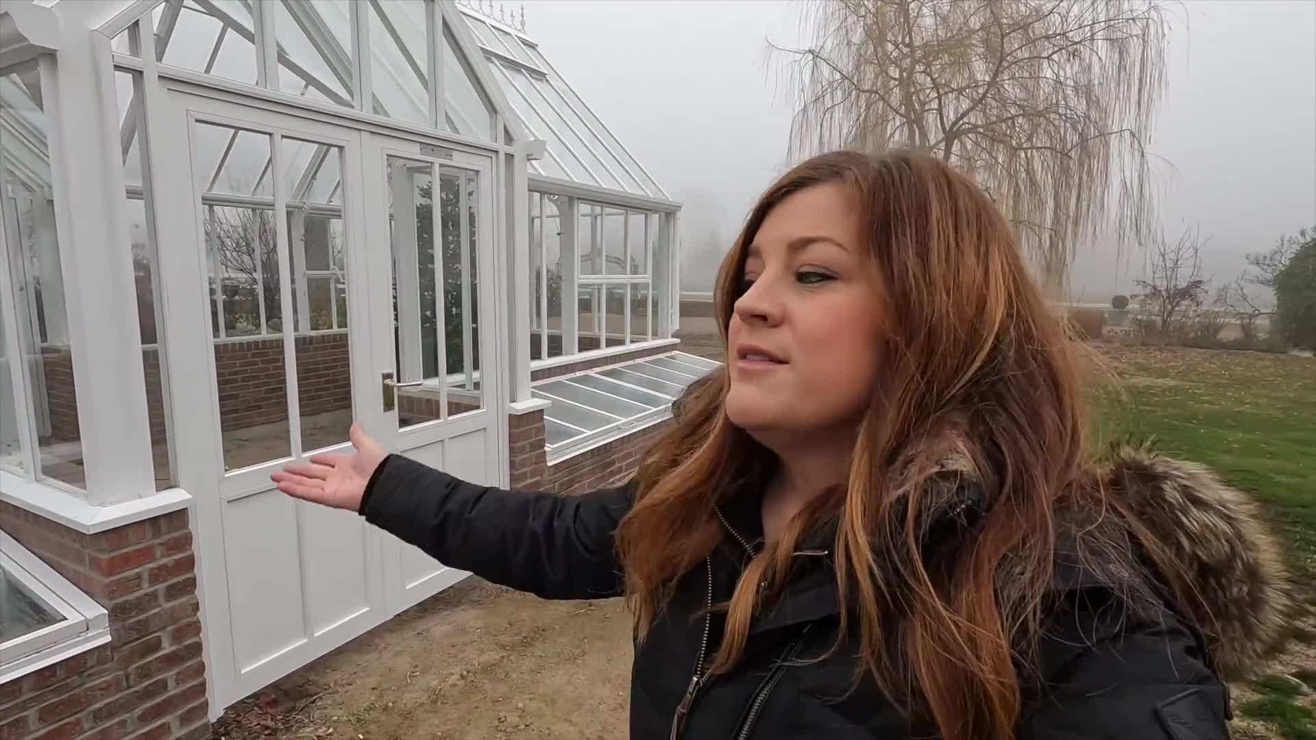 Attaching Lights to the Hartley Greenhouse