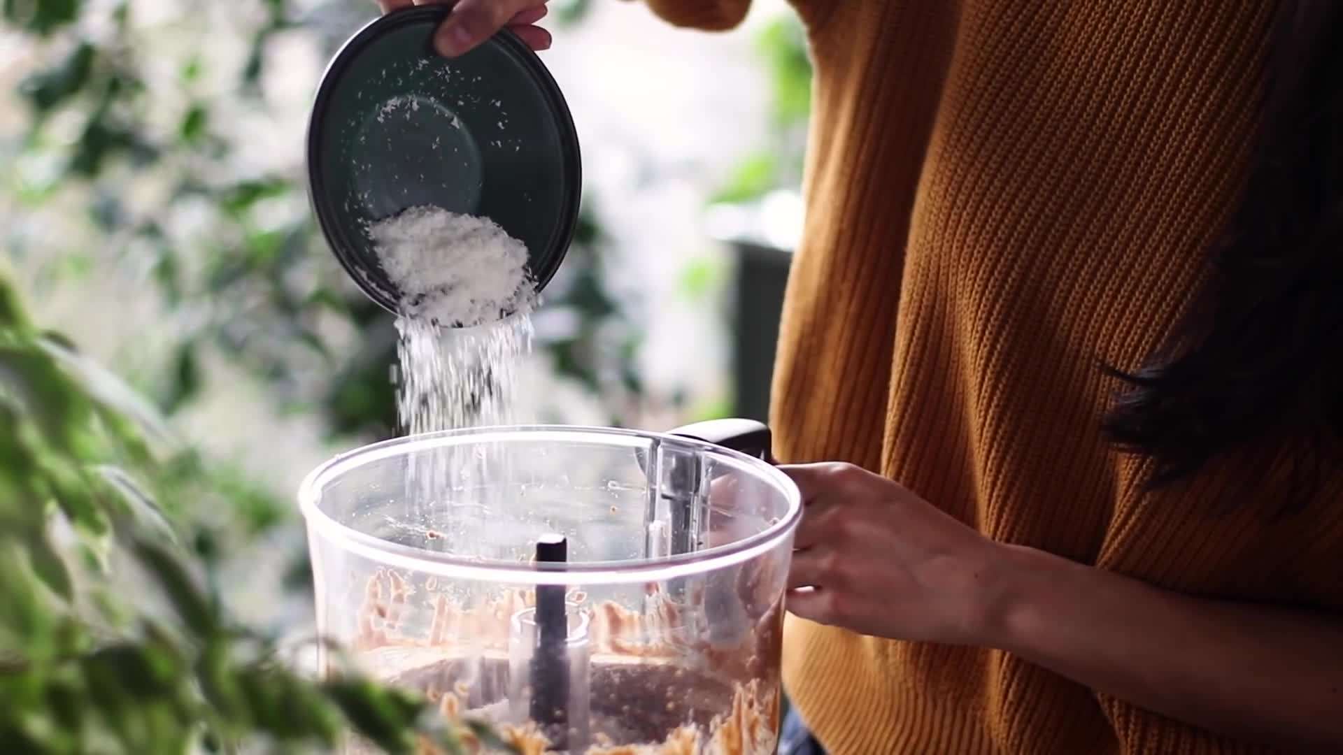 Variety of colorful vegan snacks