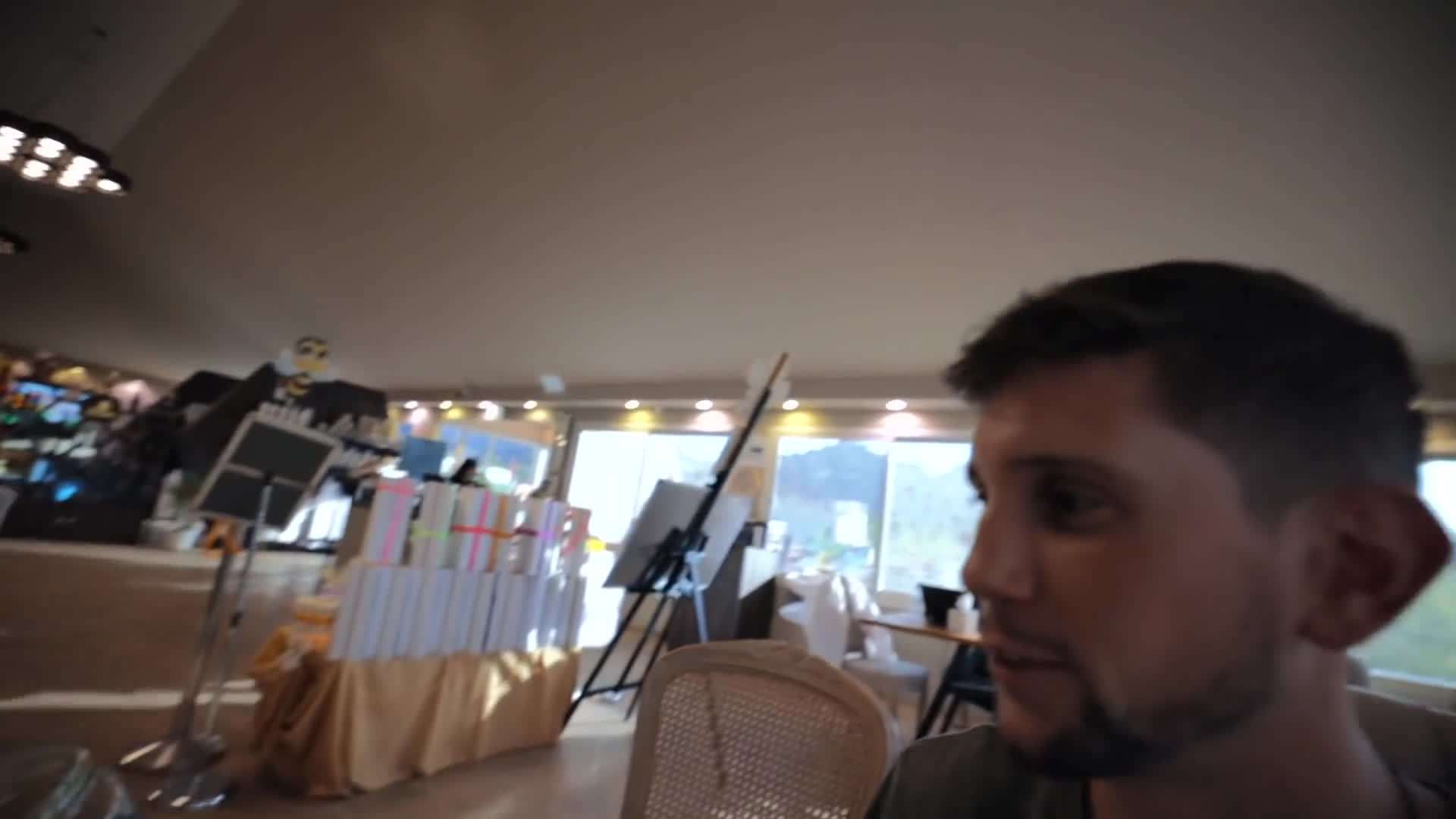 Enjoying the panoramic view of Dubai while skydiving