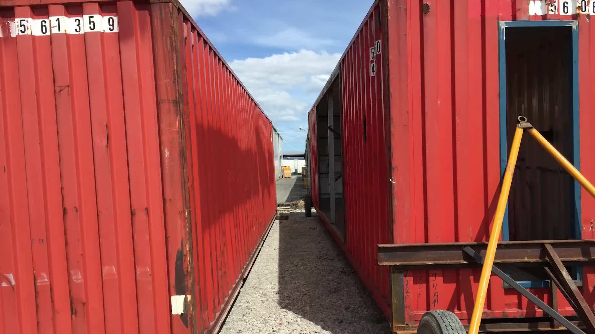 Interior view of the open-plan living area