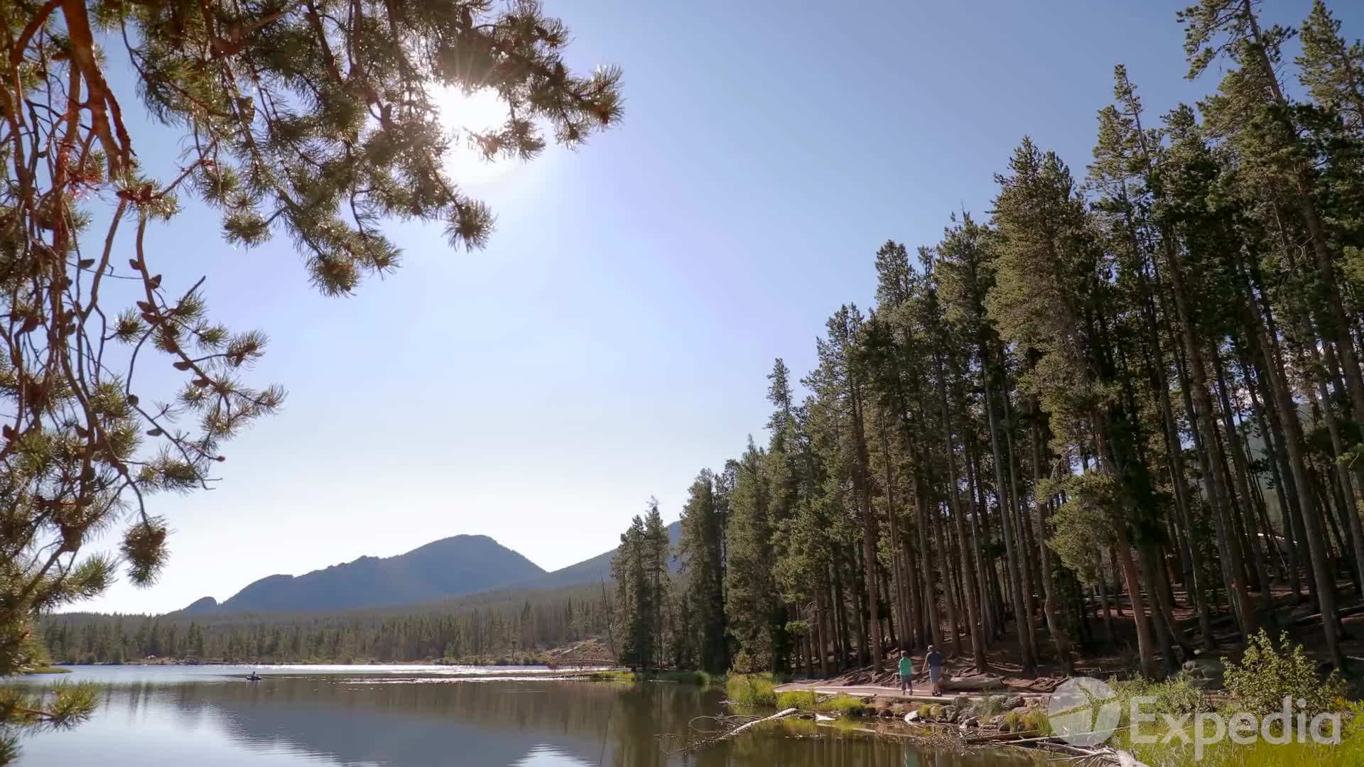 Hiker wearing hiking boots