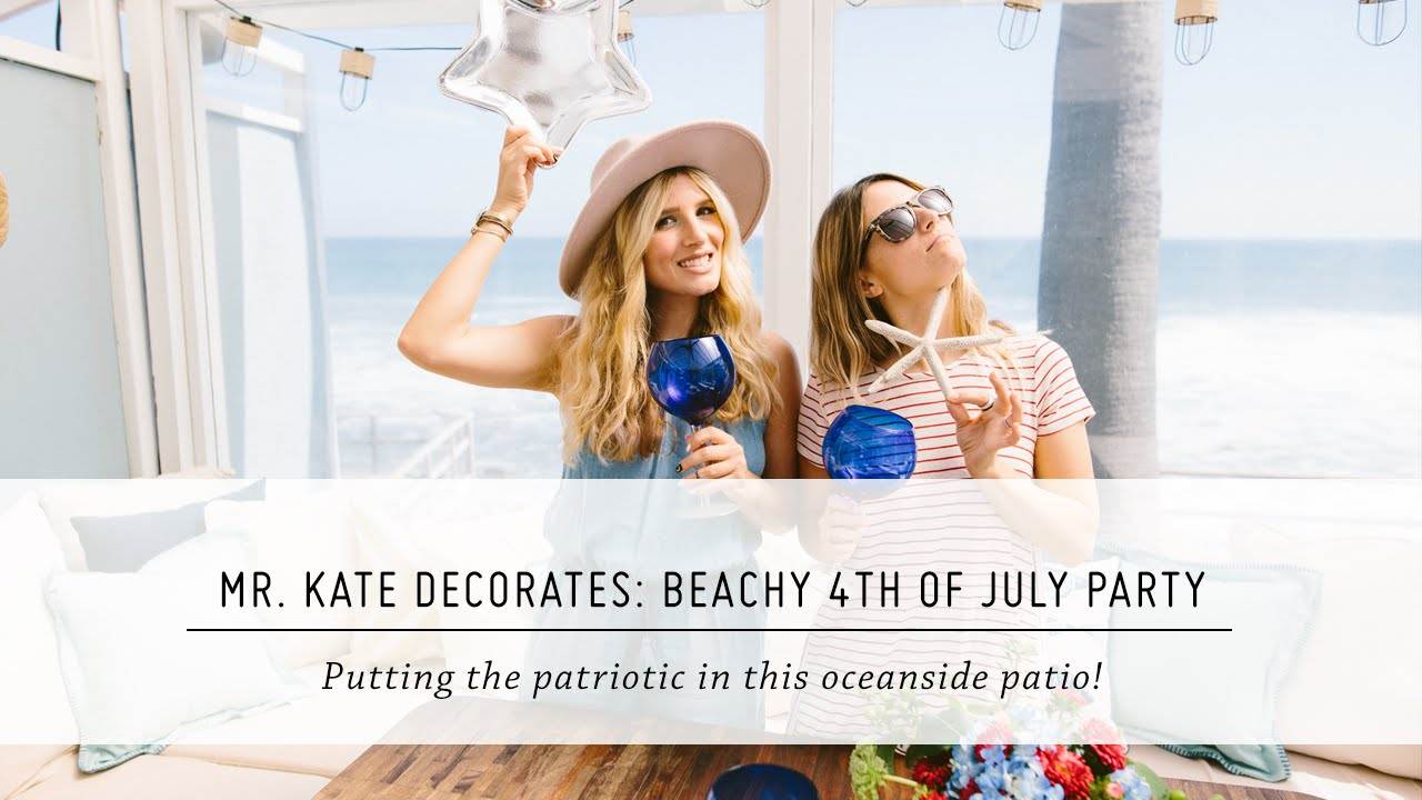Beachy 4th of July Party: DIY Decor & Patio Makeover