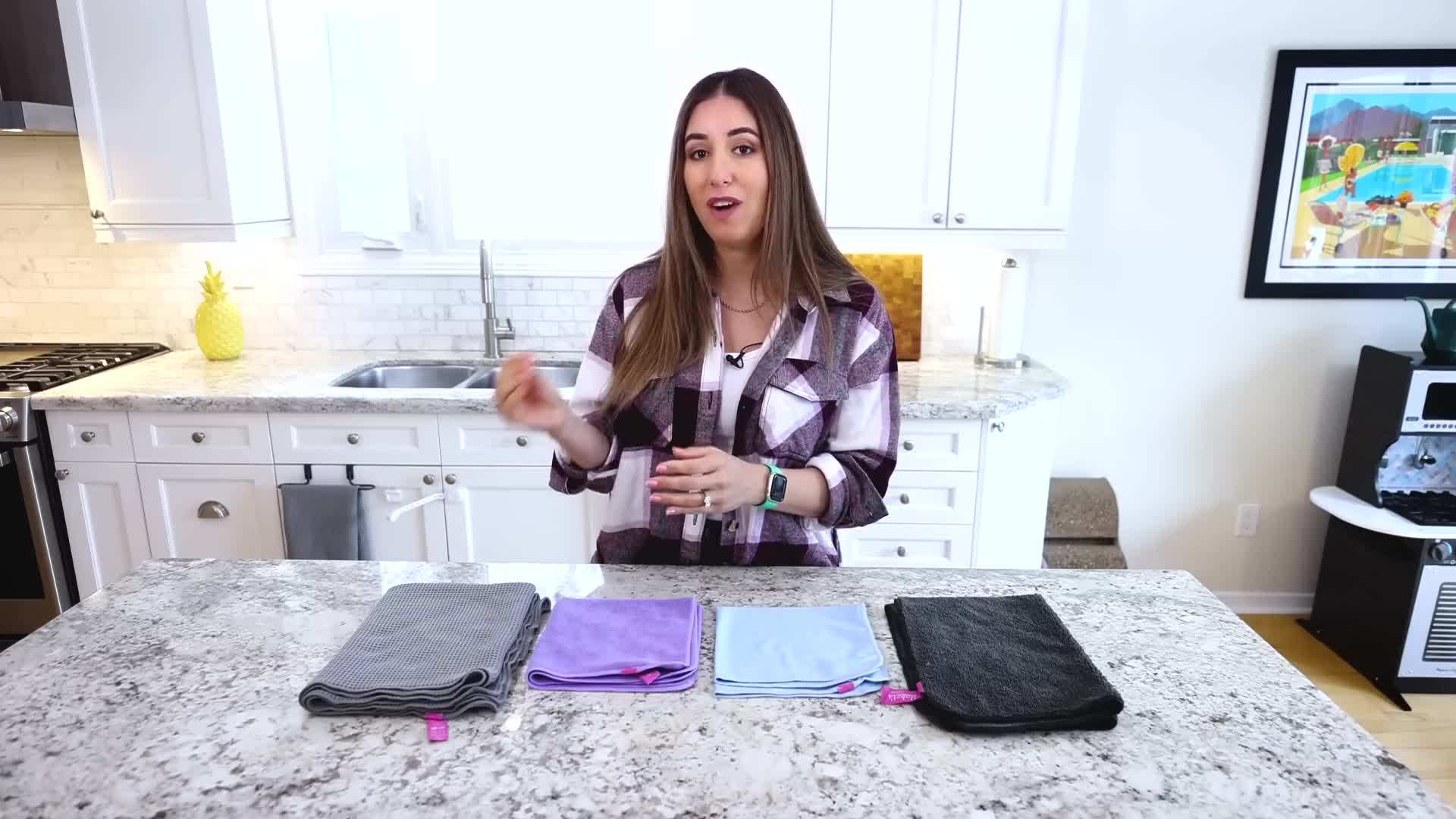 Step-by-step guide for using microfiber cloths