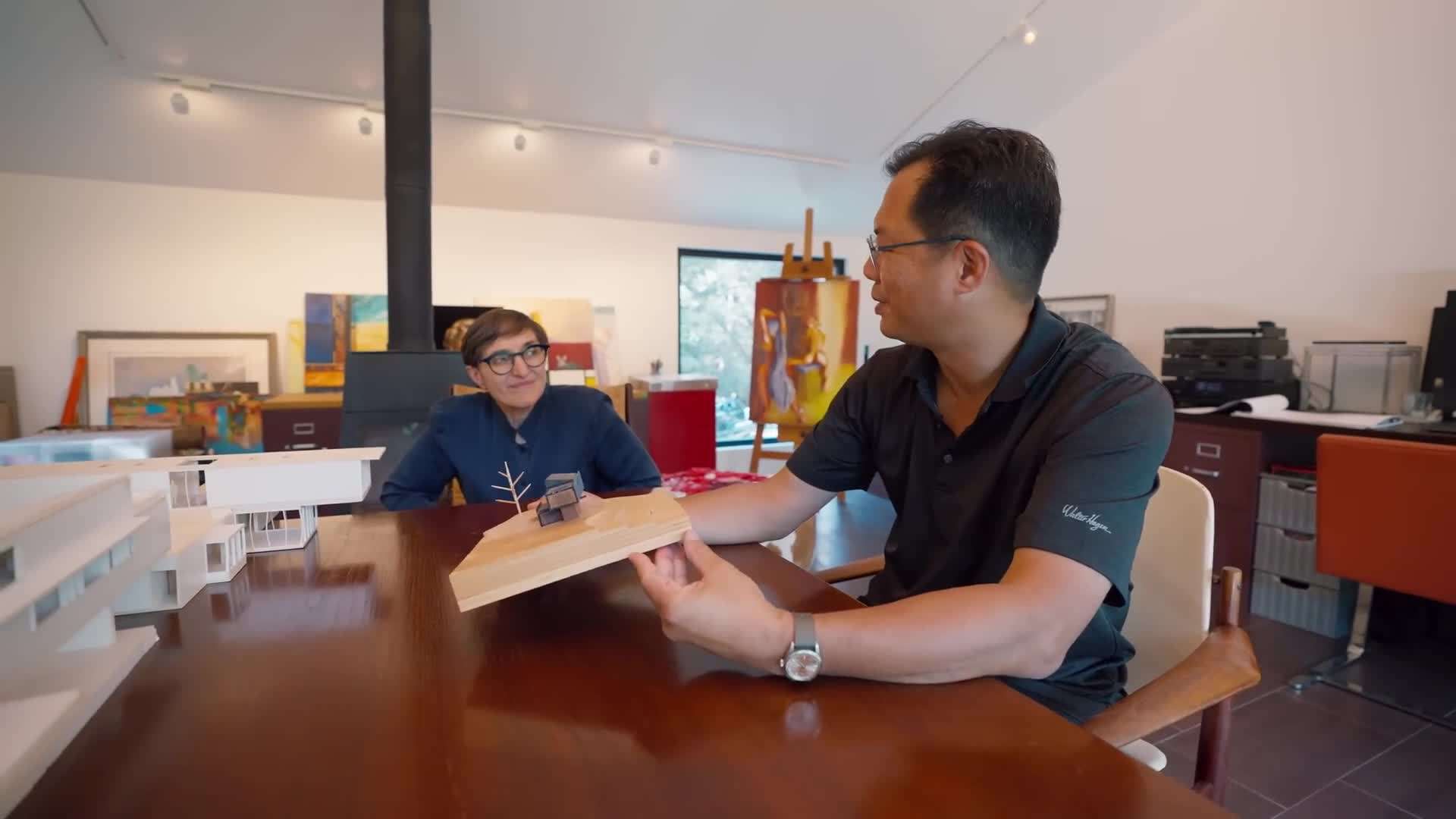 Terrace with a view of the expansive natural landscape