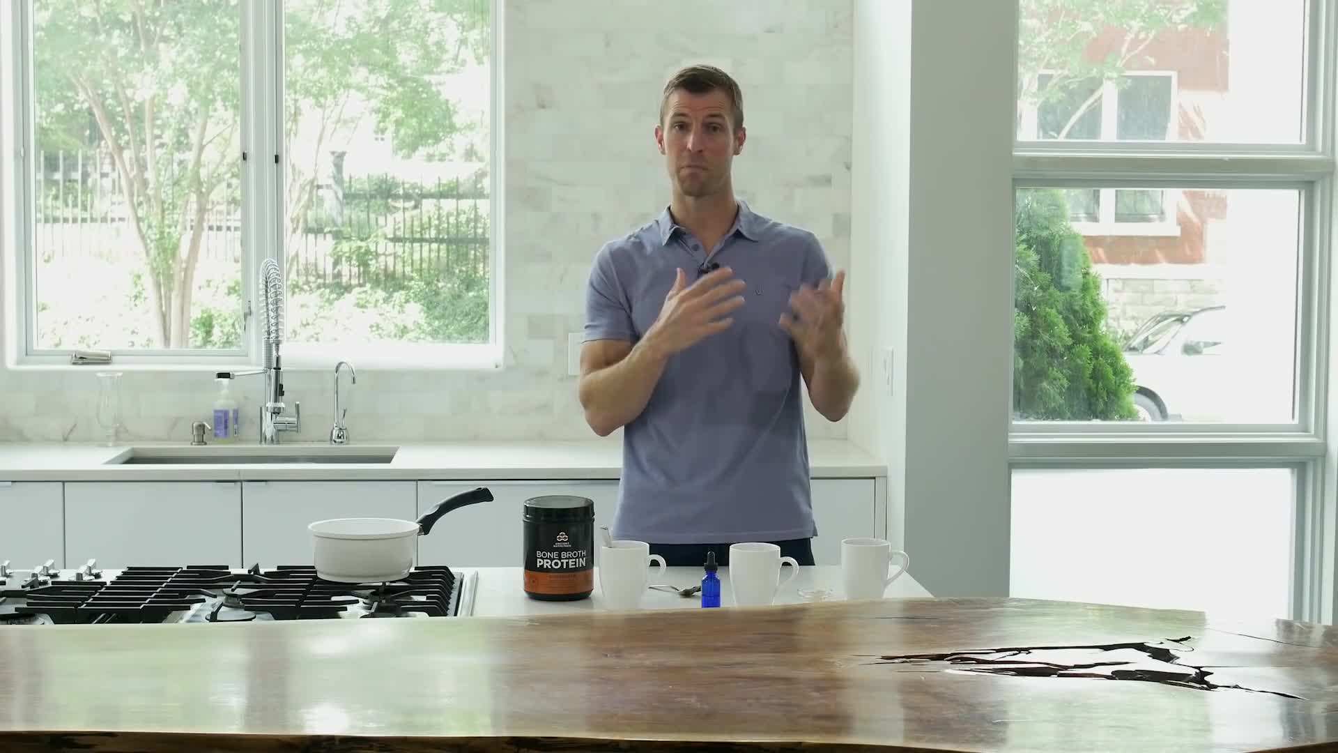 Ingredients for Energizing Hot Chocolate