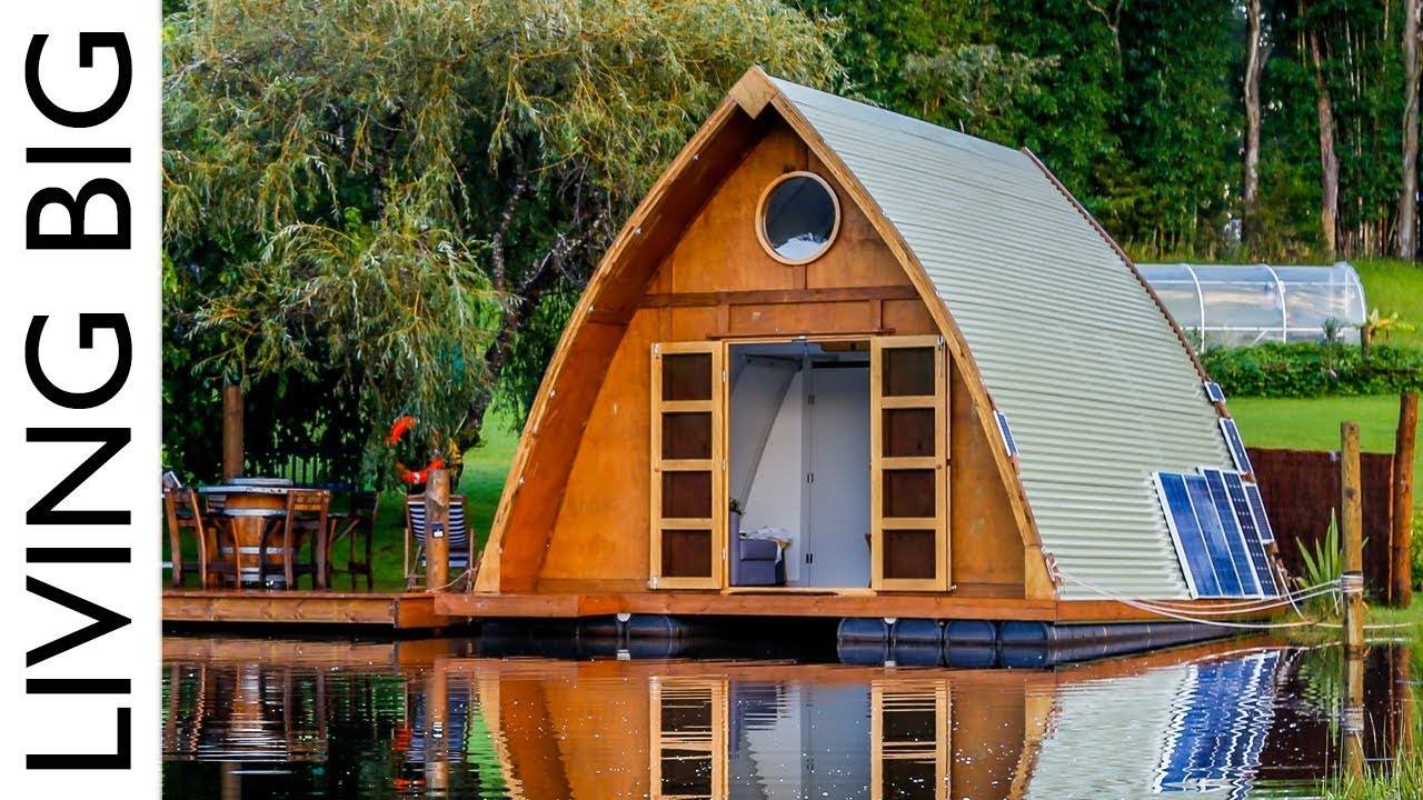 The Ultimate City Escape: Building a Floating Tiny Cabin in Rural New Zealand
